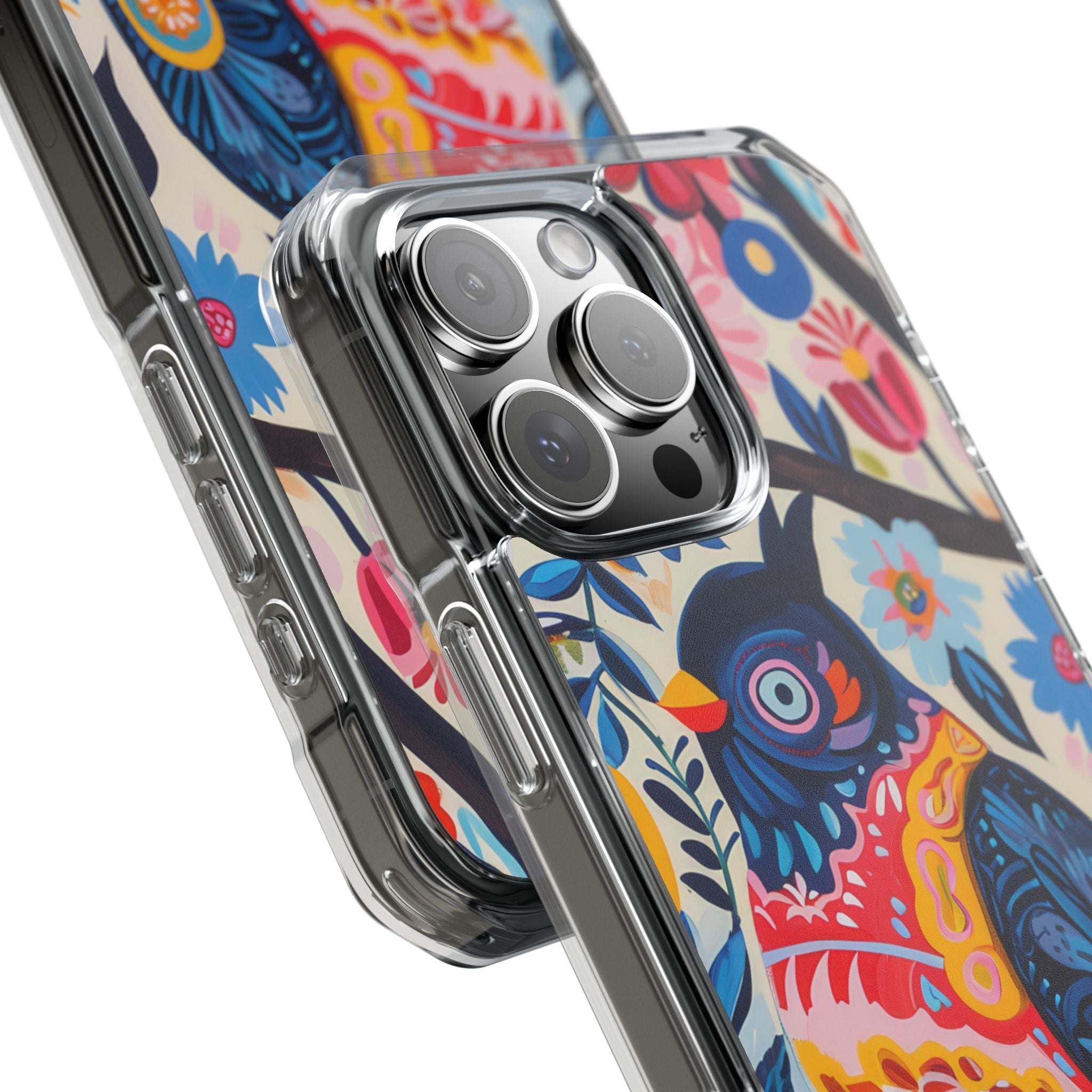 Whimsical Owl Garden iPhone 16 - Impact Clear+