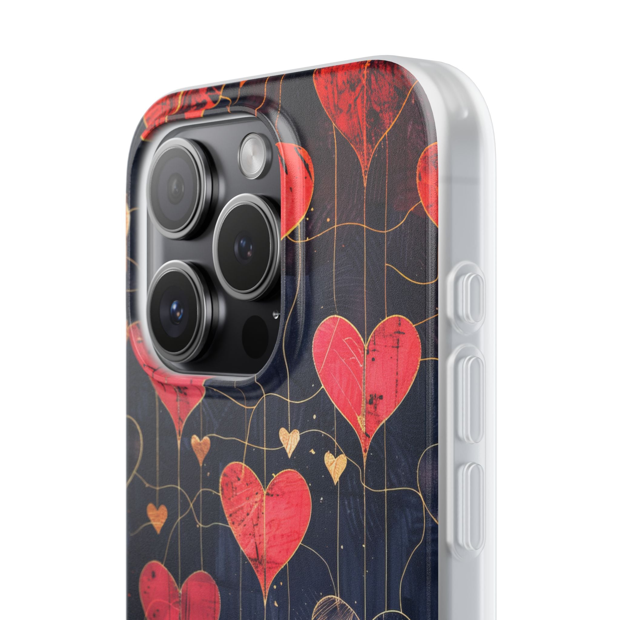 Golden Hearts Network iPhone 15 Pro Case - Soft