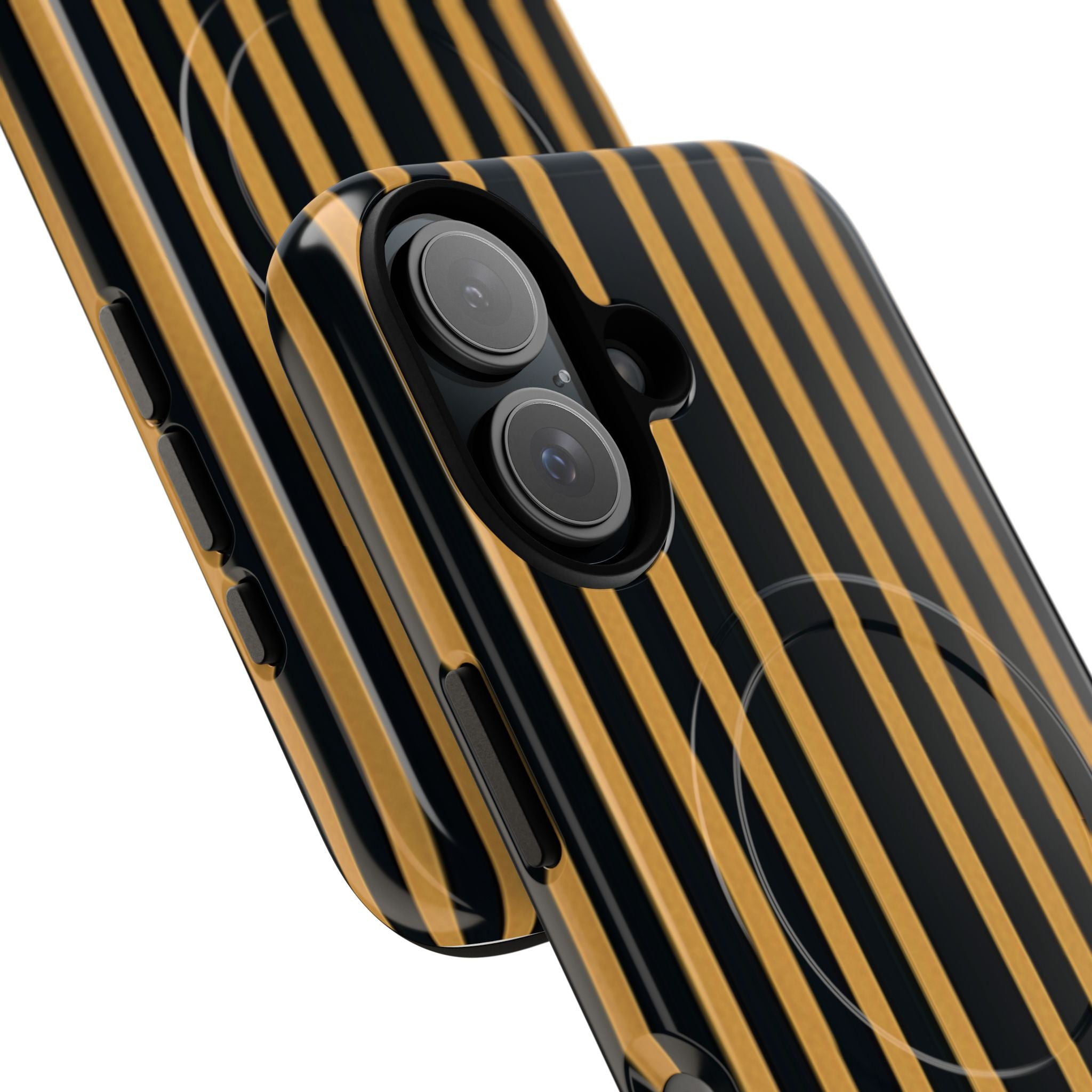 Golden Stripes iPhone 16 Case - Tough+