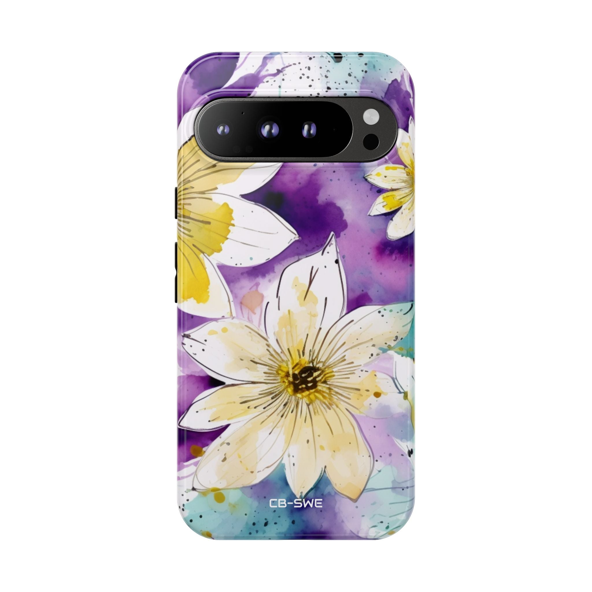 Vibrant Watercolor Flowers - Google Pixel Case