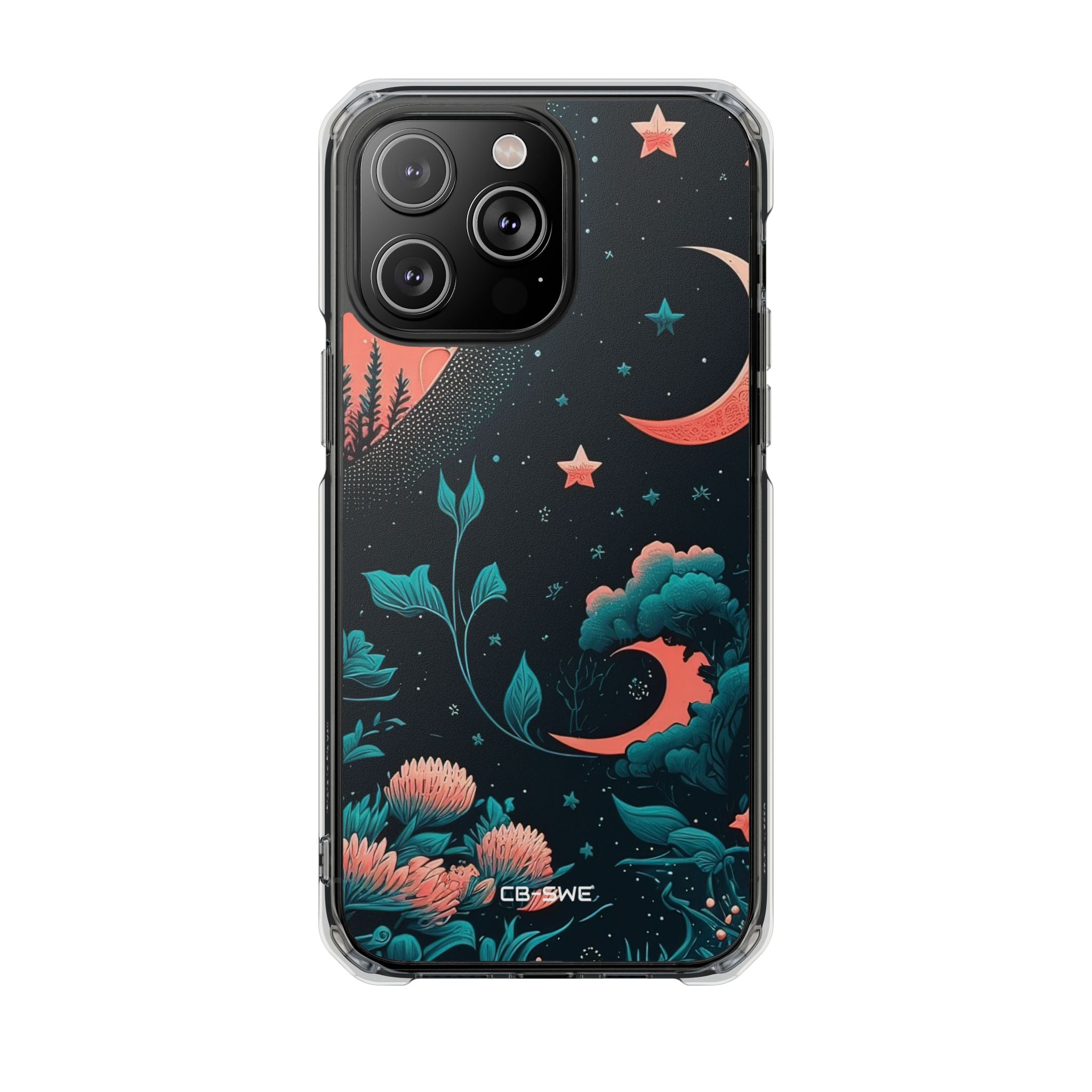 Cosmic Floral Dreams iPhone Case - Impact
