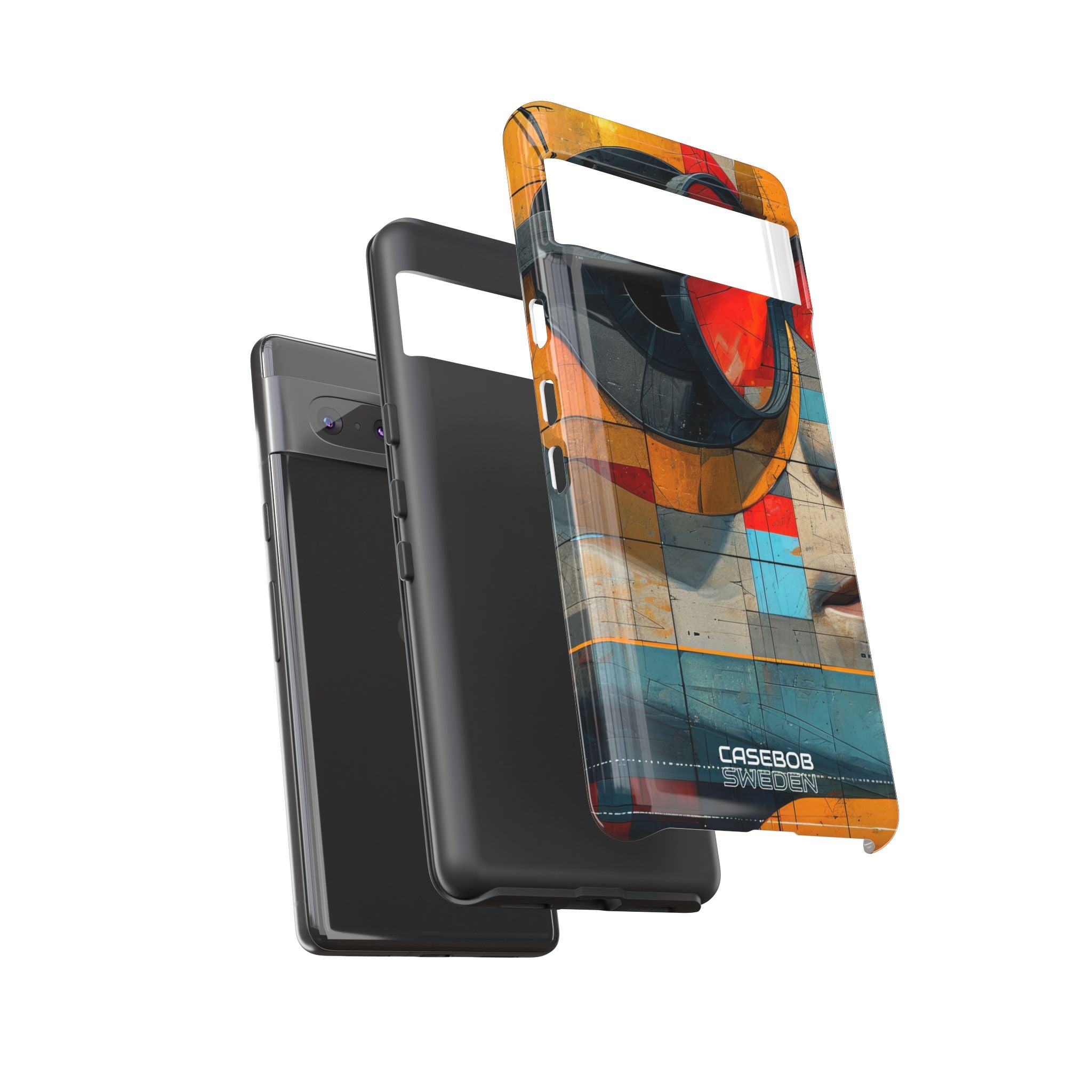 Futuristic Cubist Visions Google Pixel 7 - Tough