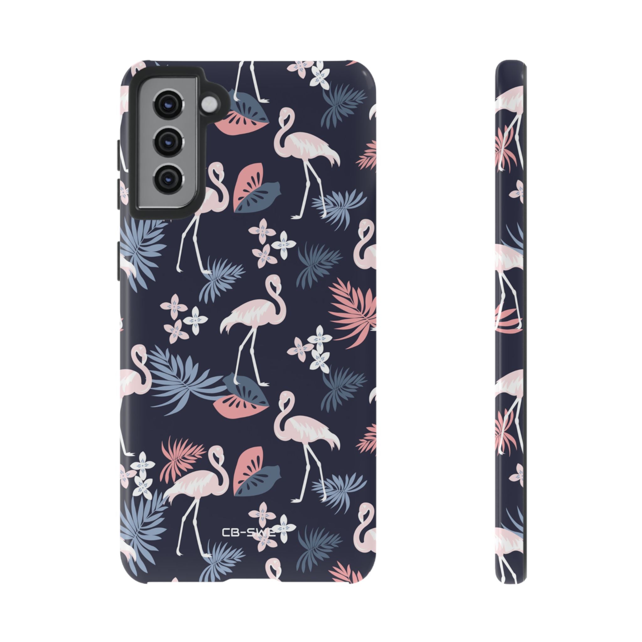 Flamingos Dance Playfully - Samsung Case