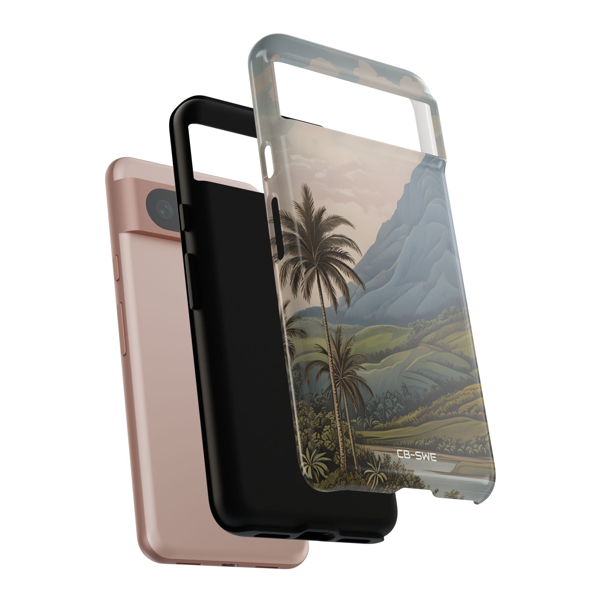Serene Mountain Oasis - Google Pixel Case