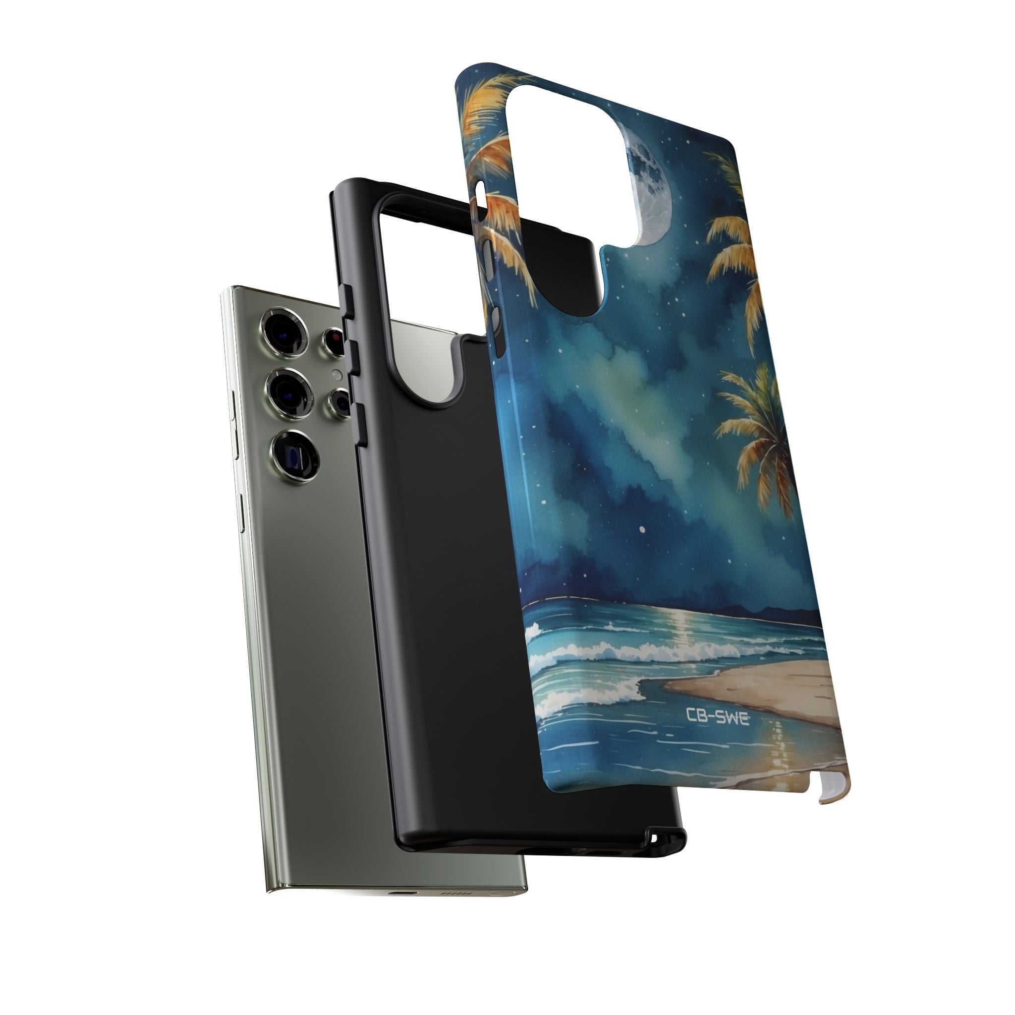 Moonlight Kisses Waves - Samsung Case