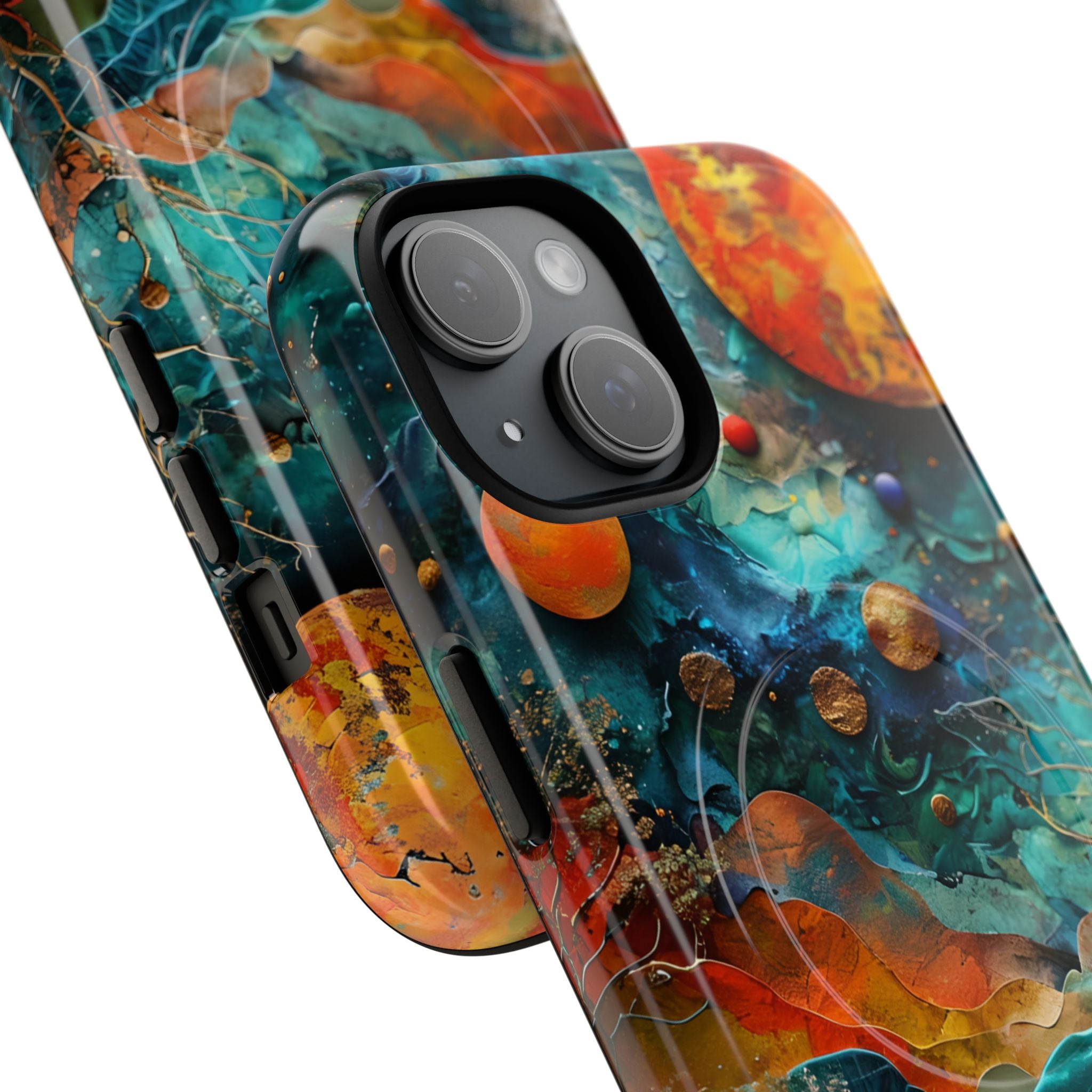 Dreamlike Fantasy Landscape Mixed Media Art iPhone 15 - Tough+