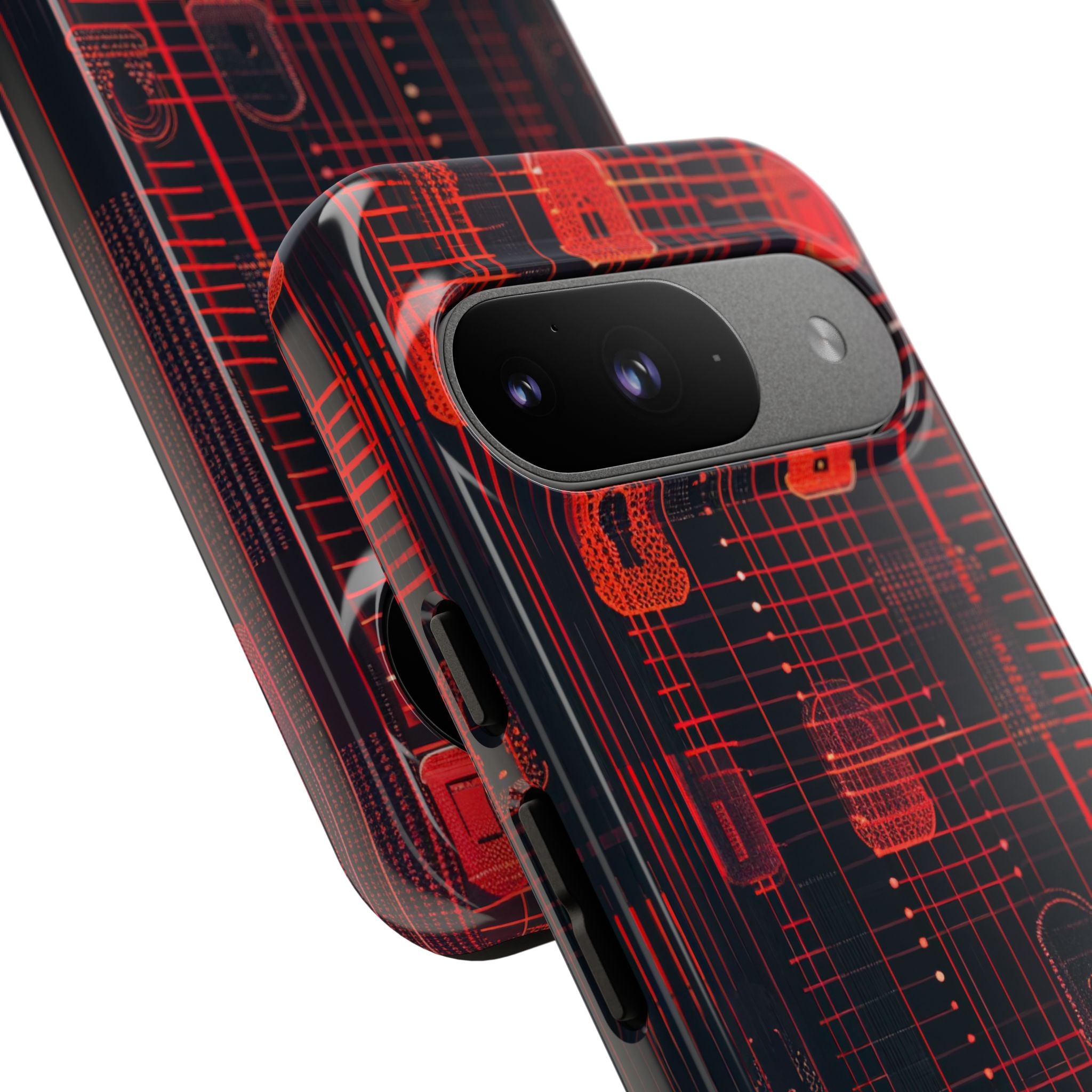 Cyber Locks Grid Google Pixel 9 - Tough