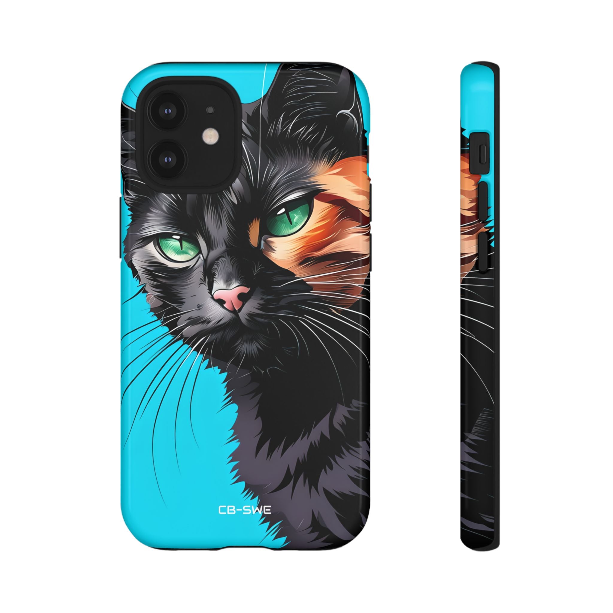 Curious Cat Stare - iPhone Case