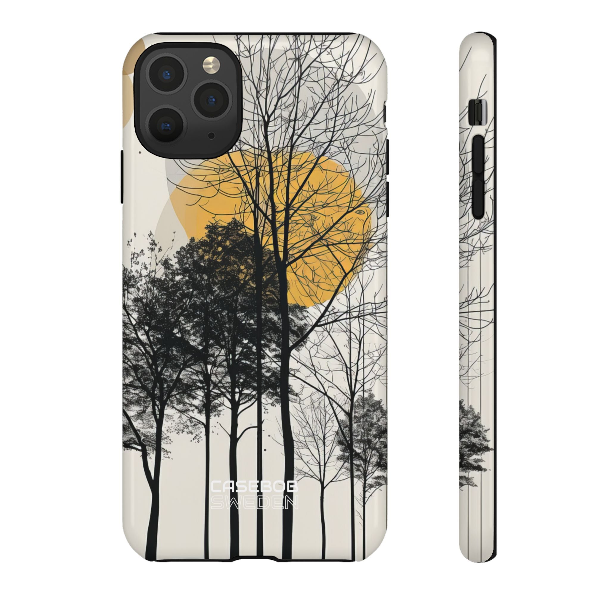 Golden Forest Silhouettes iPhone 11 - Tough