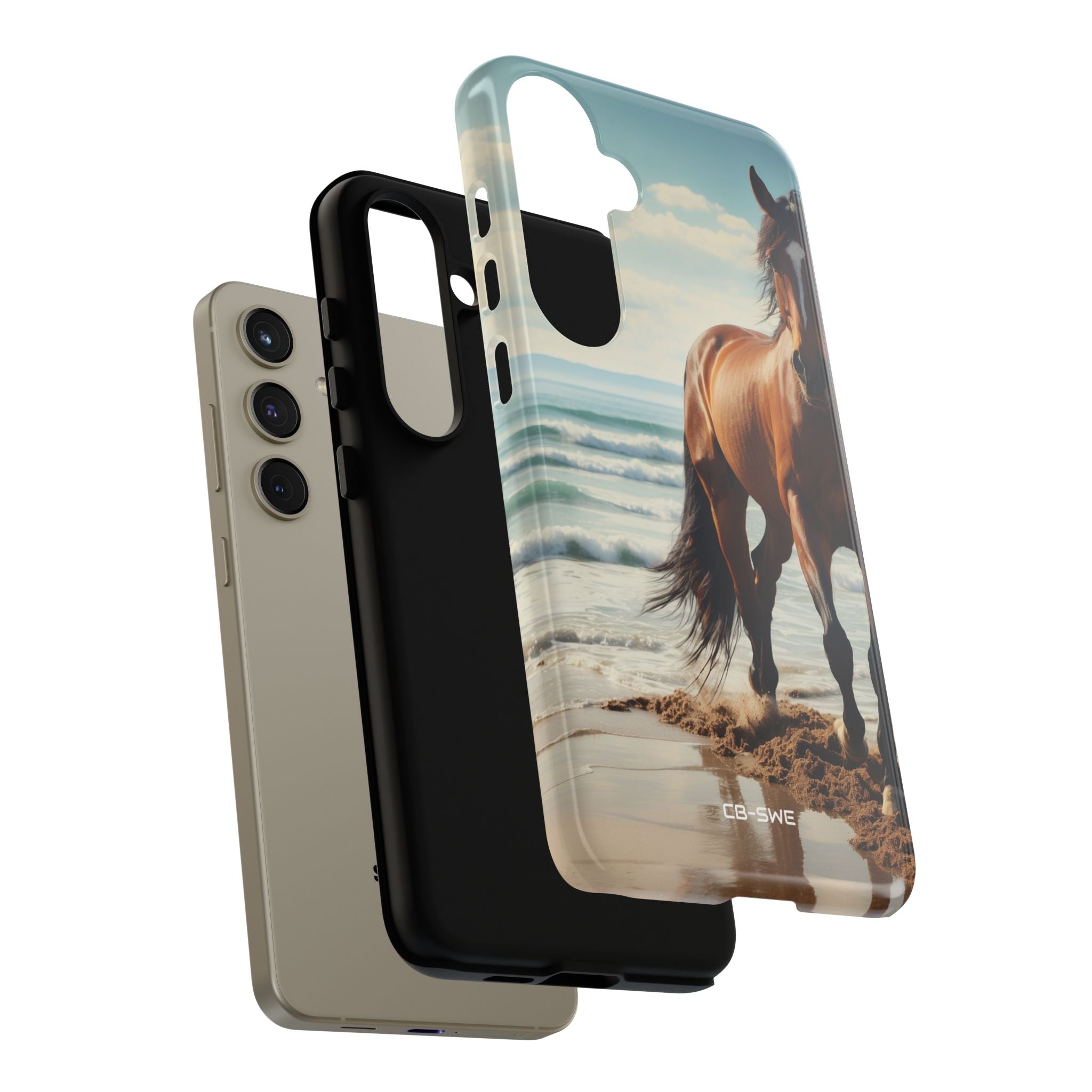 Horse Gallops Shoreline - Samsung Case
