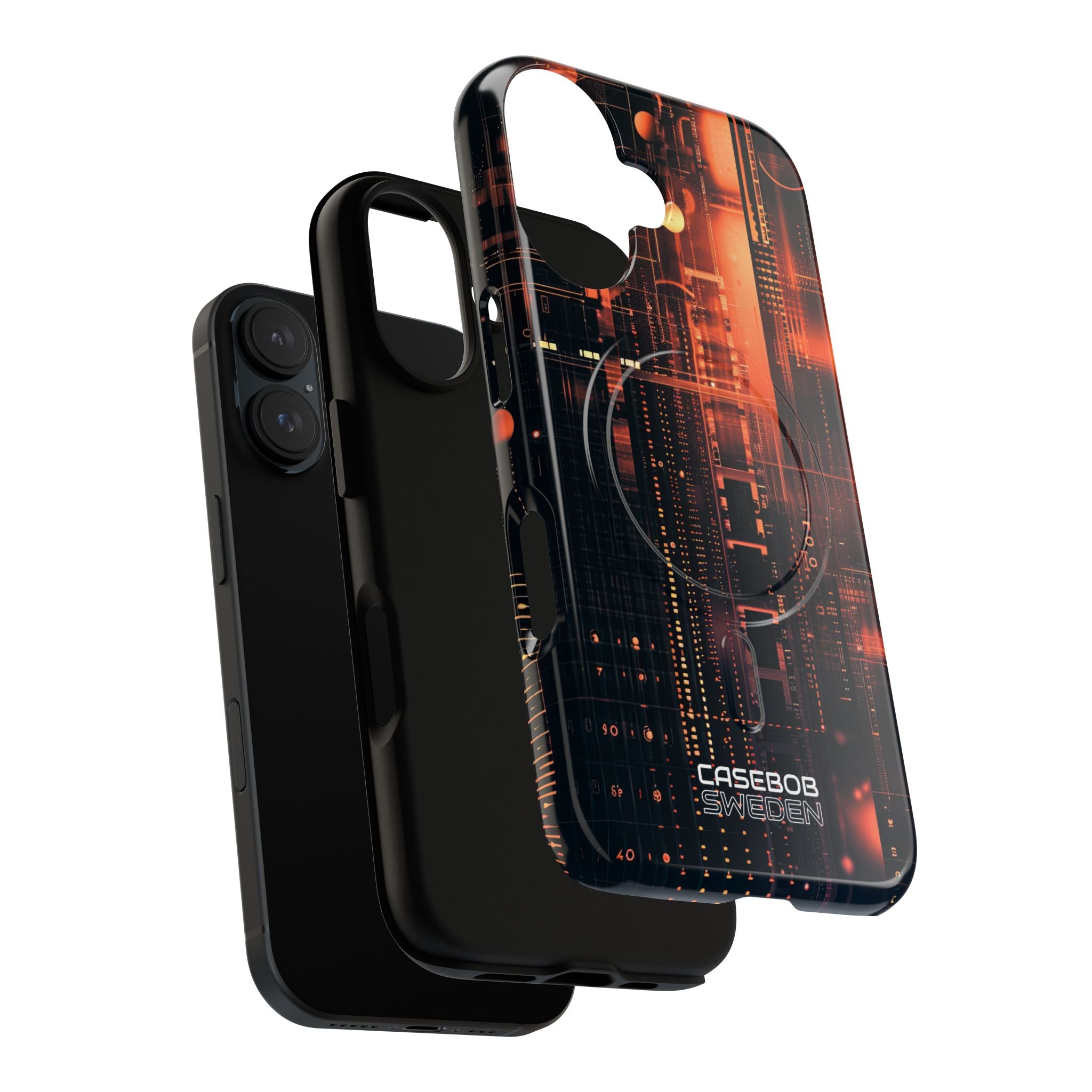 Neon Circuit Dreams iPhone 16 - Tough+