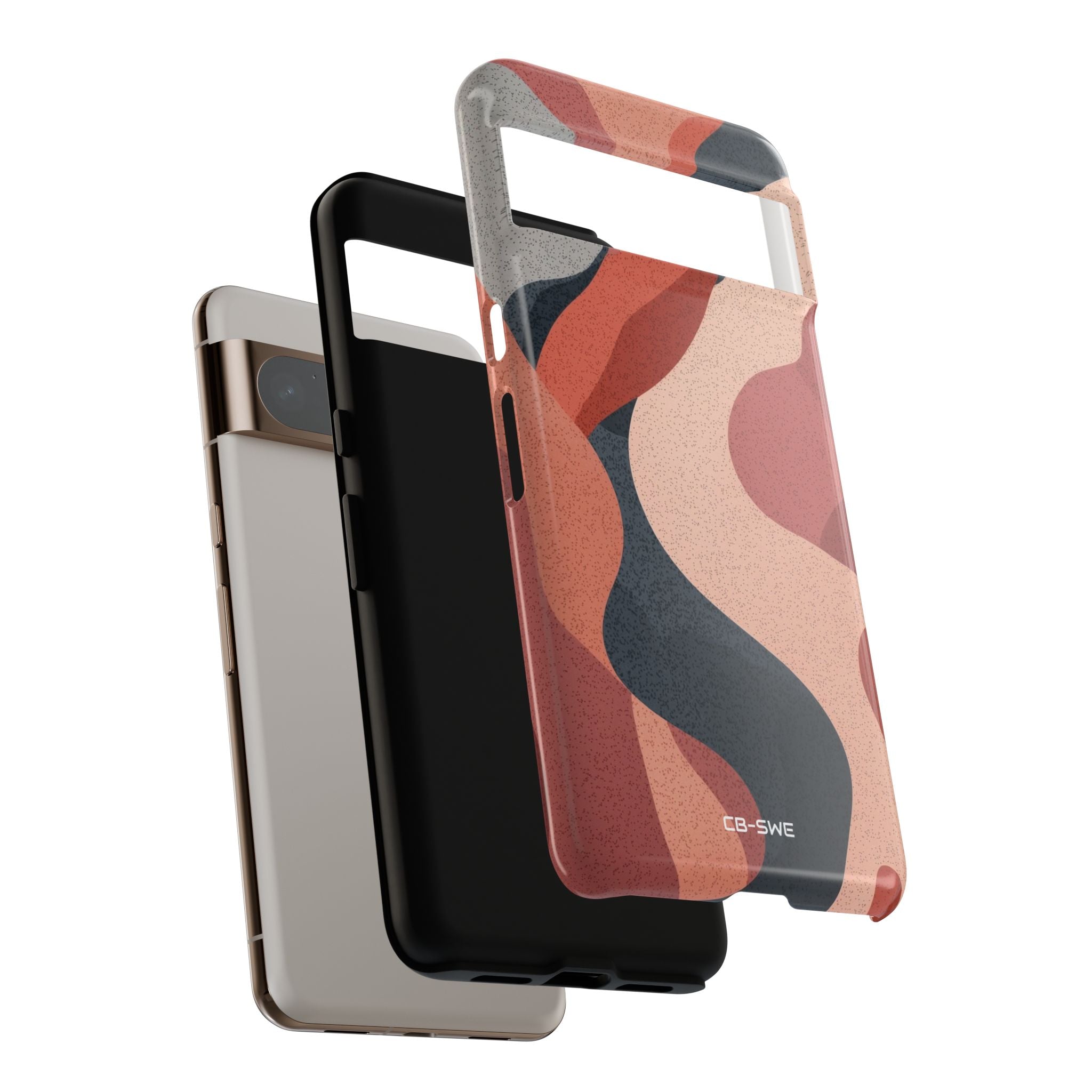 Flowing Earth Tones - Google Pixel Case