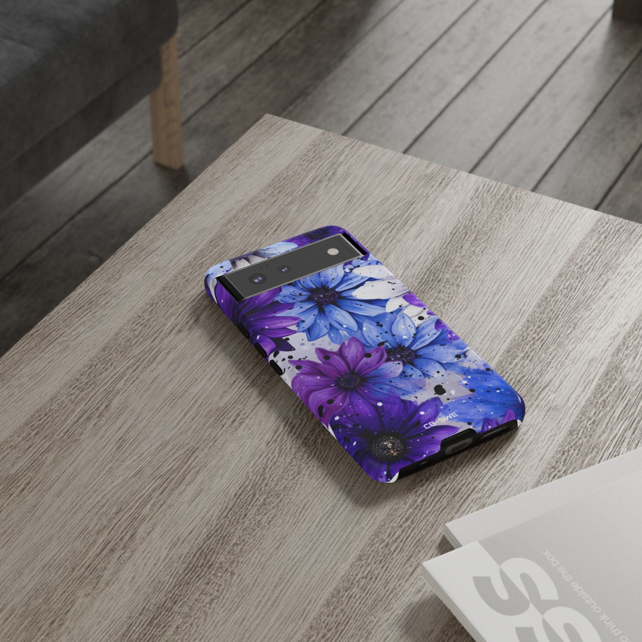 Vivid Splattered Blooms - Google Pixel Case