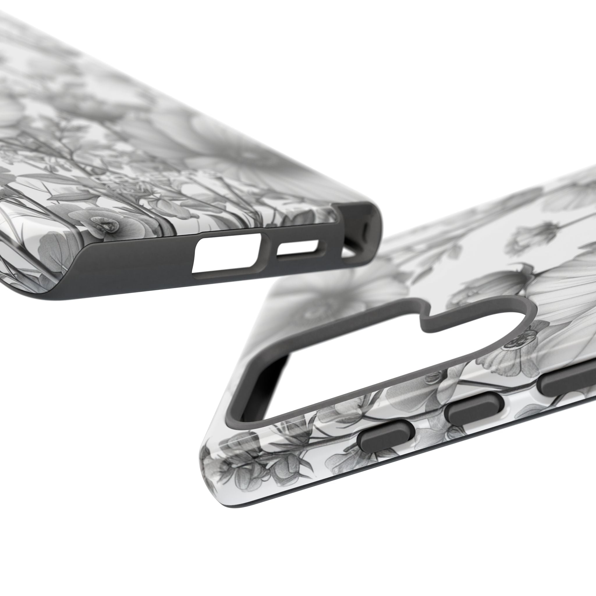 Incisione floreale vintage Samsung S25 - Tough