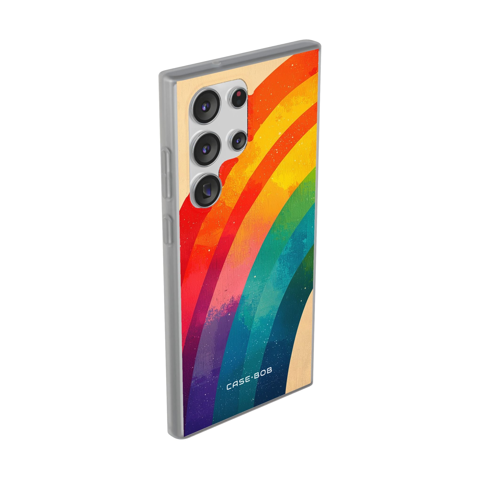 Textured Rainbow Arc Samsung S23 Ultra Case - Soft