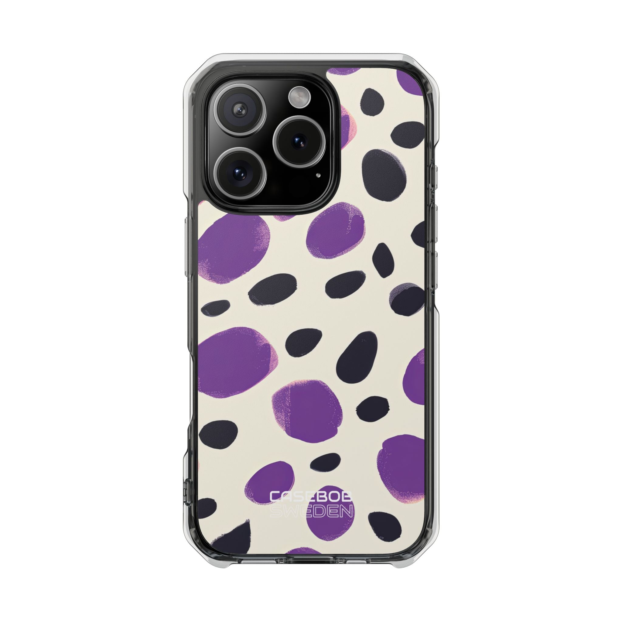 Purple Pebble Dance iPhone 16 - Impact Clear+