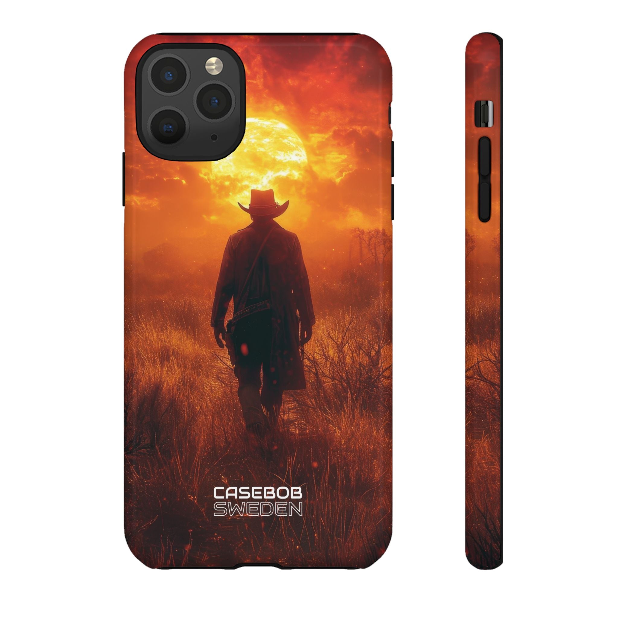 Fiery Sunset Cowboy iPhone 11 - Tough