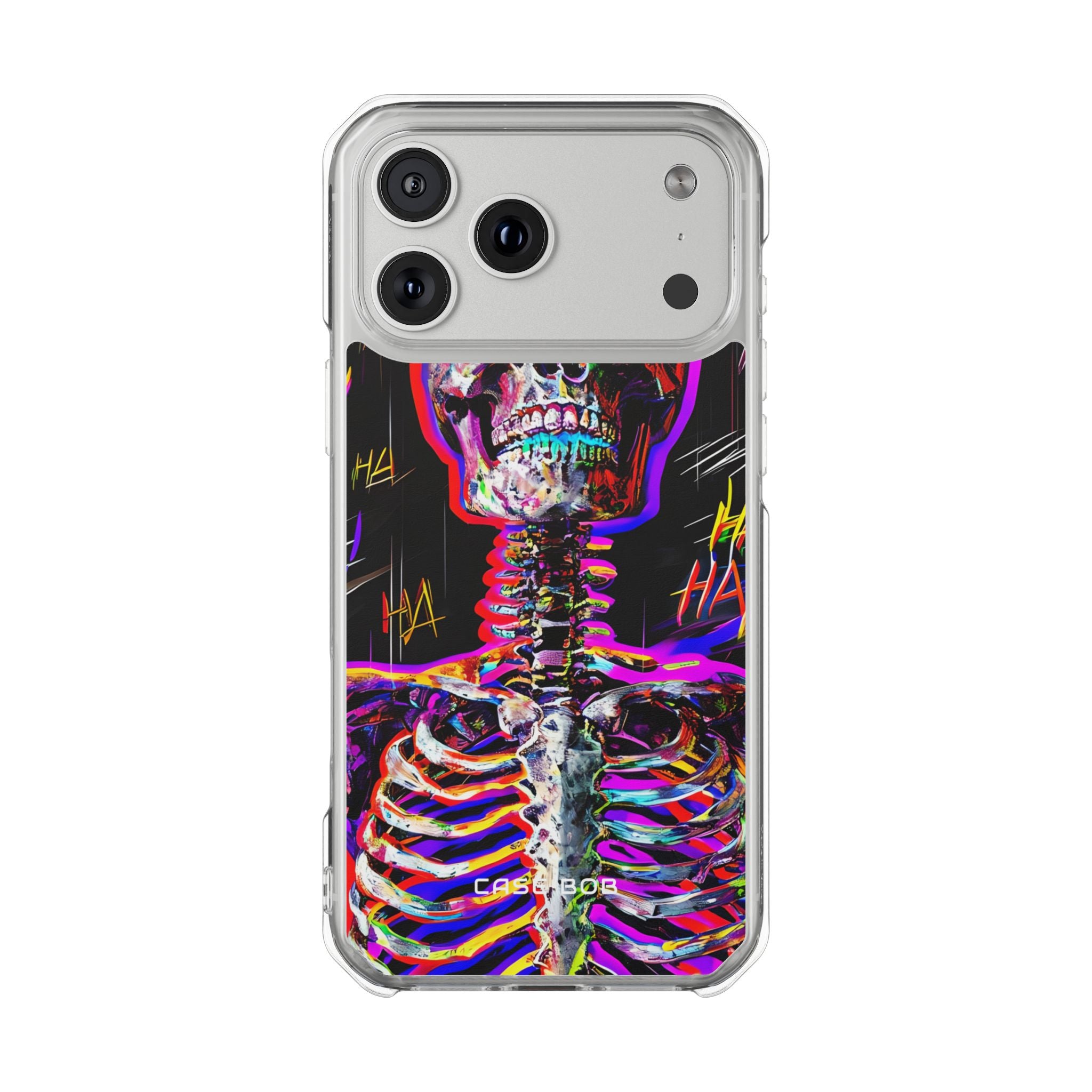 Neon Skeleton Chaos iPhone 17 Pro Max Case - Impact