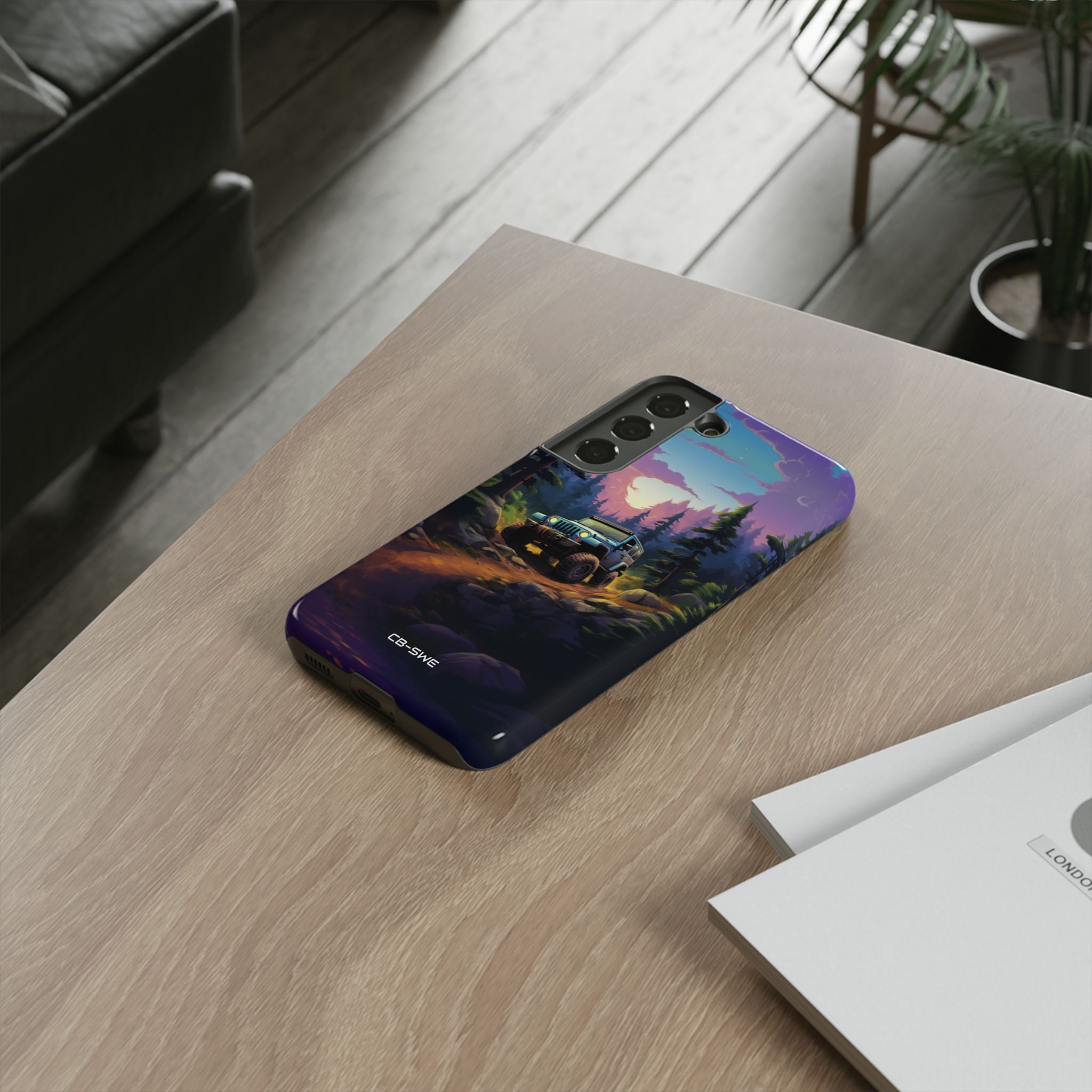 Sunset Forest Drive - Samsung Case