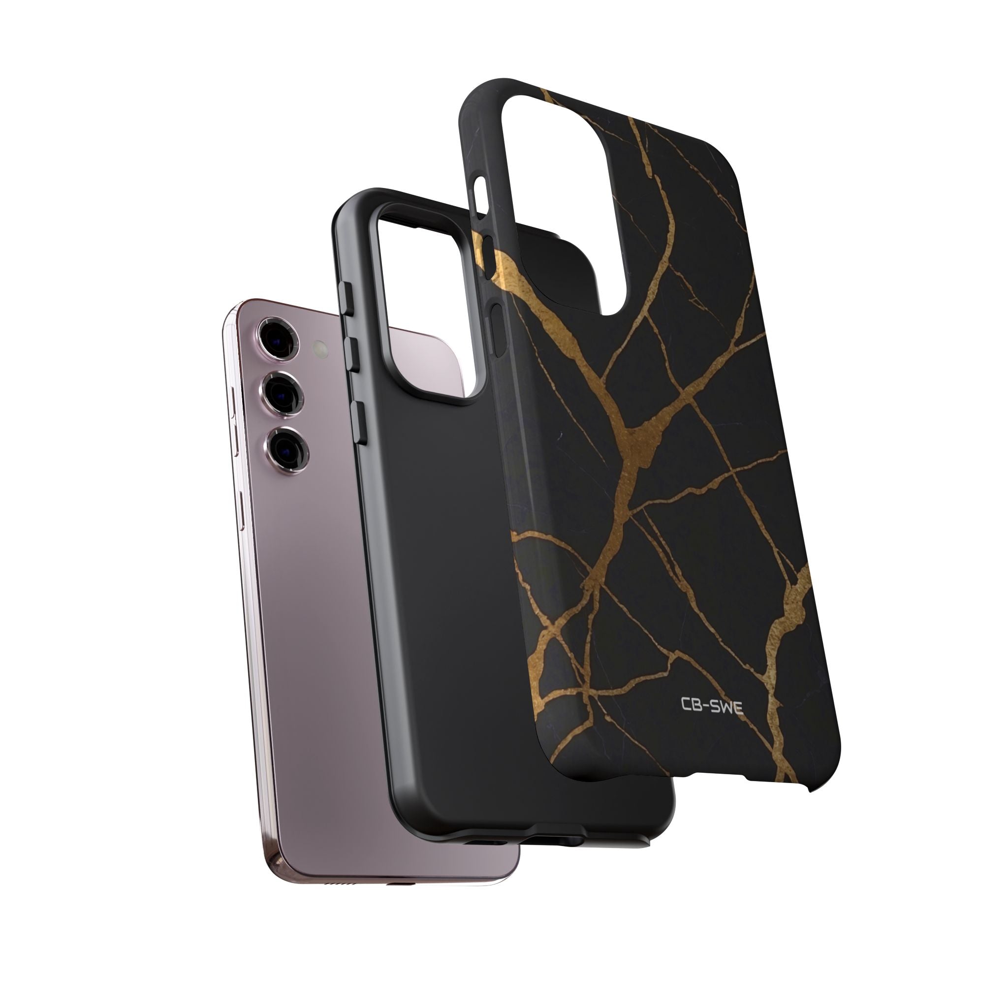 Golden Veins Twist - Samsung Case