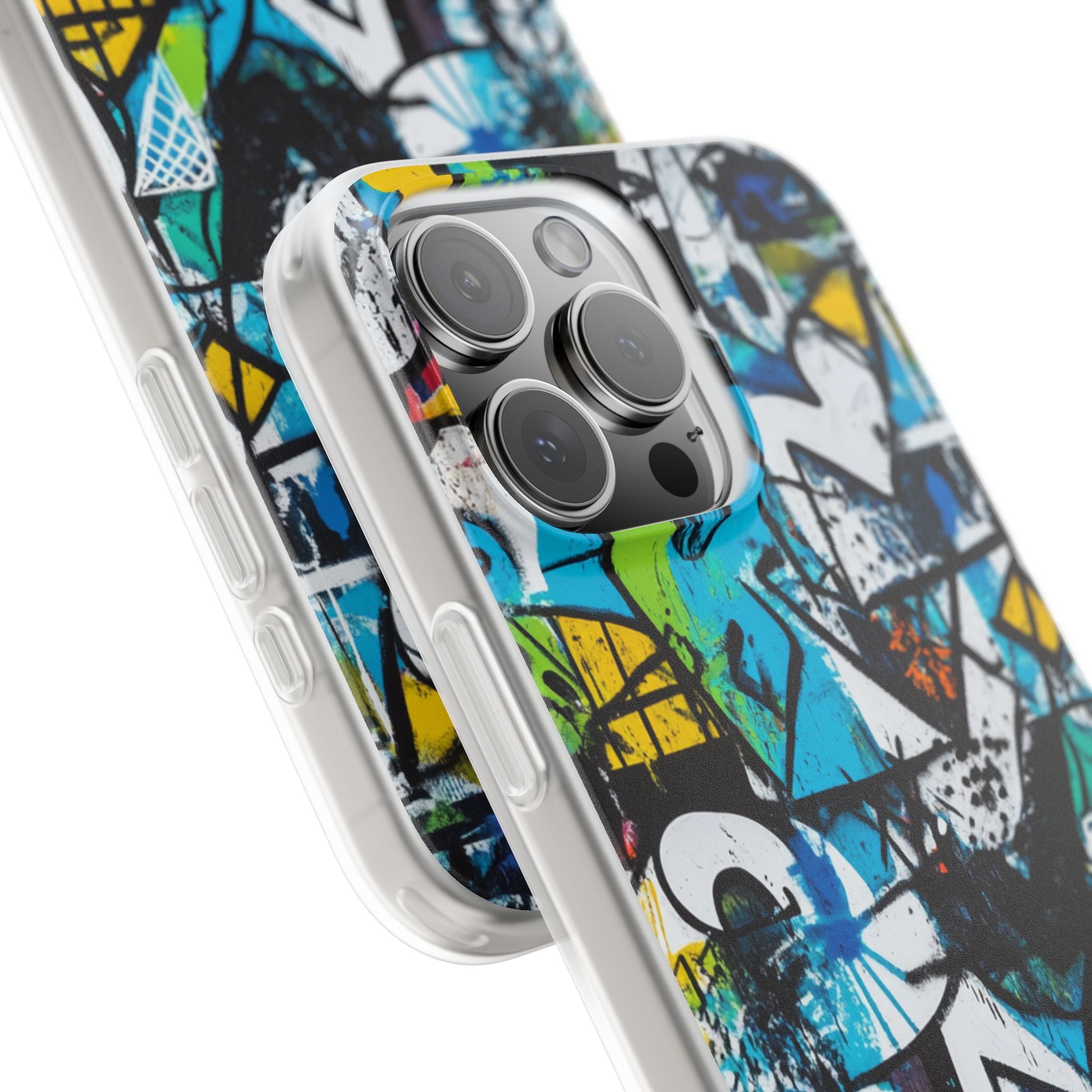 White Ripple Drift iPhone 16 Pro Max Case - Soft