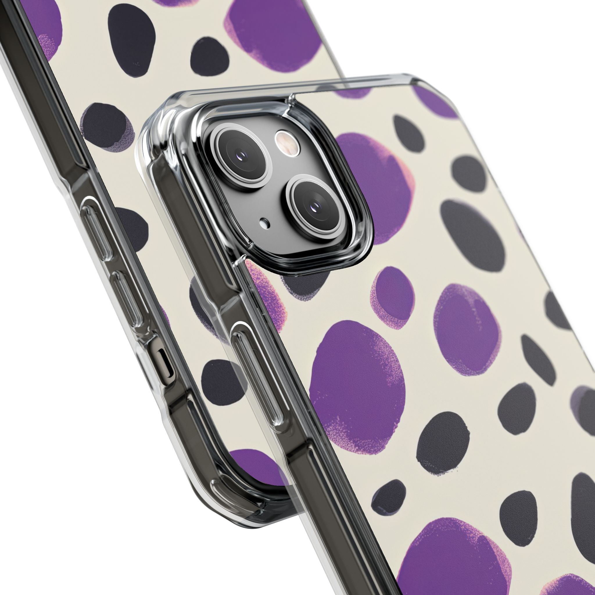 Purple Pebble Dance iPhone 14 - Impact Clear+