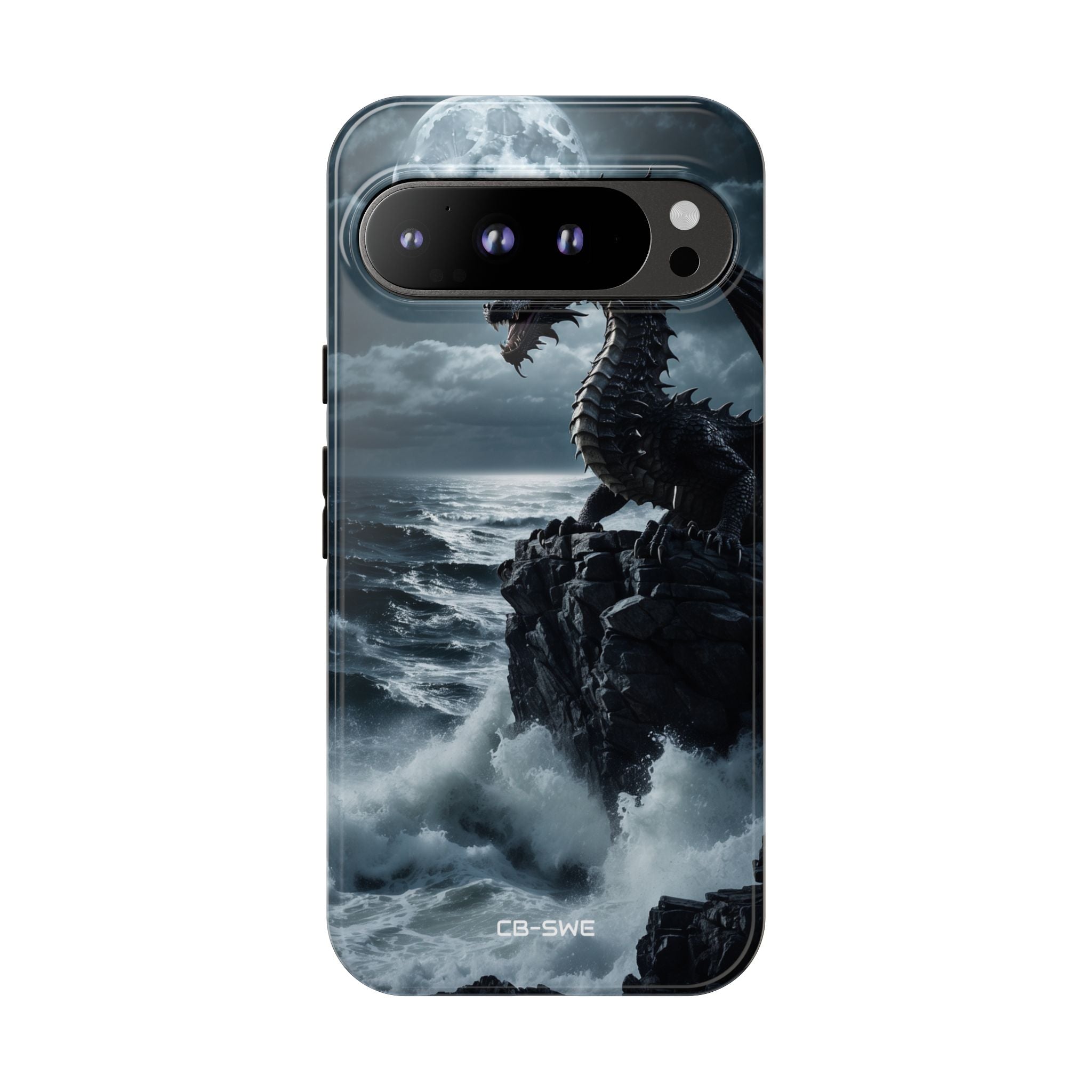 Dragon Roars Against Sea - Google Pixel Case