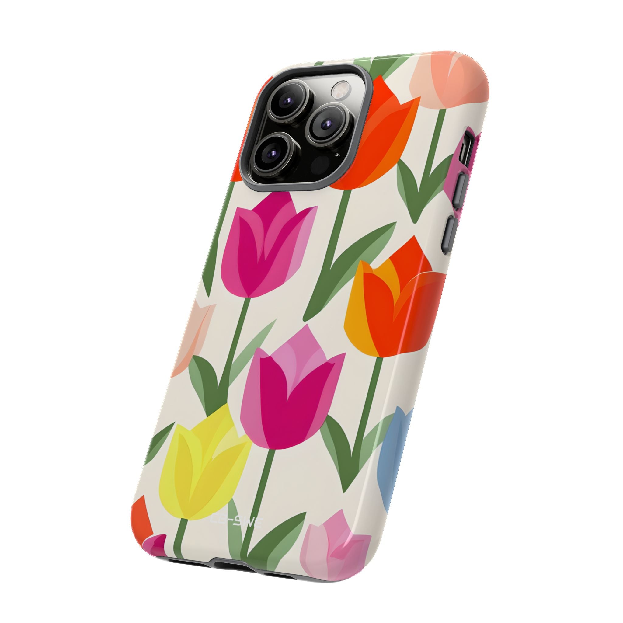 Vibrant Tulip Array - iPhone Case