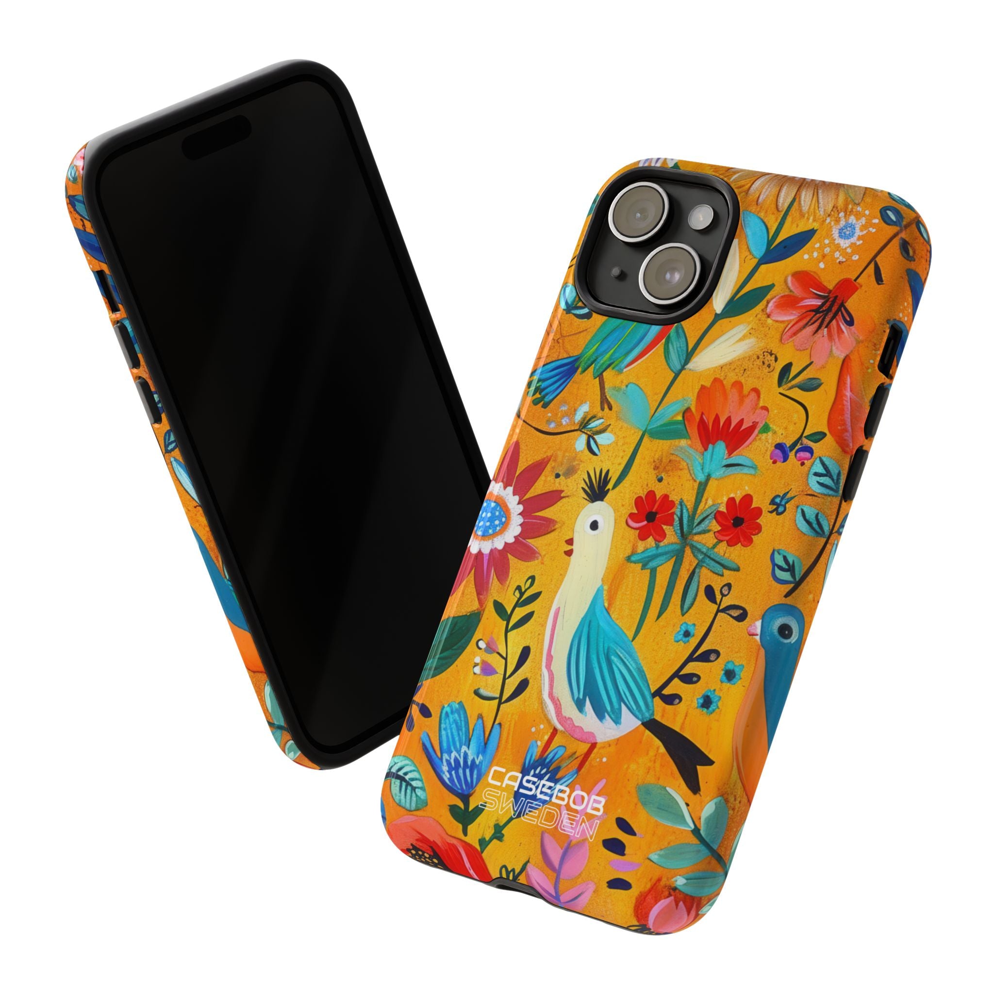 Giardino di Uccelli Fantasiosi iPhone 15 - Tough