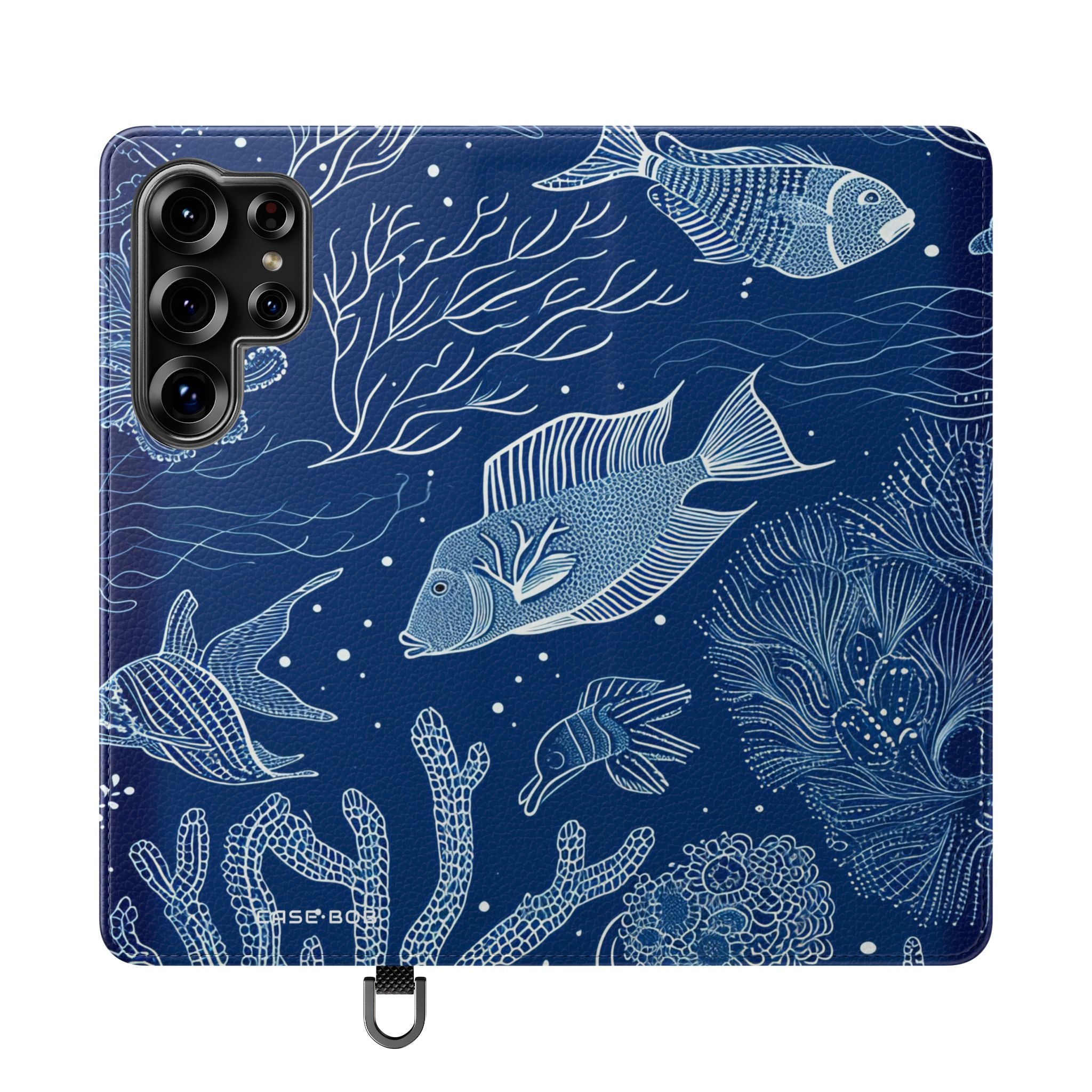 Blue Scale Reef - Samsung S25 Ultra Case - Wallet