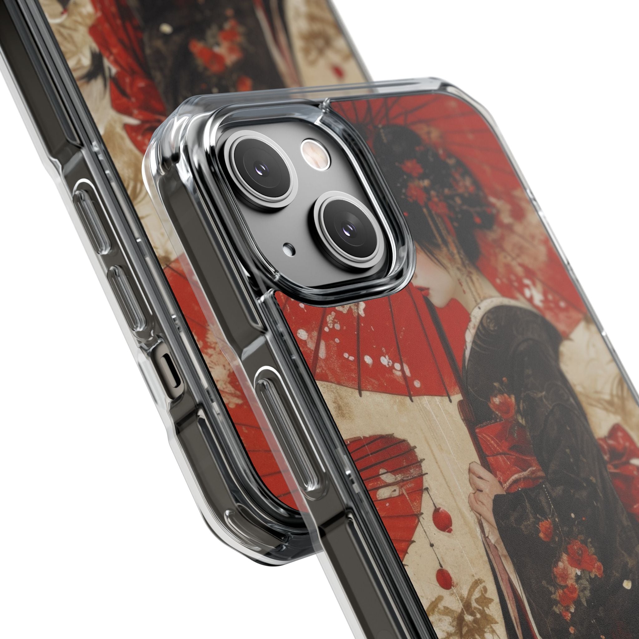 Scarlet Crane Dreams iPhone 14 - Impact Clear+
