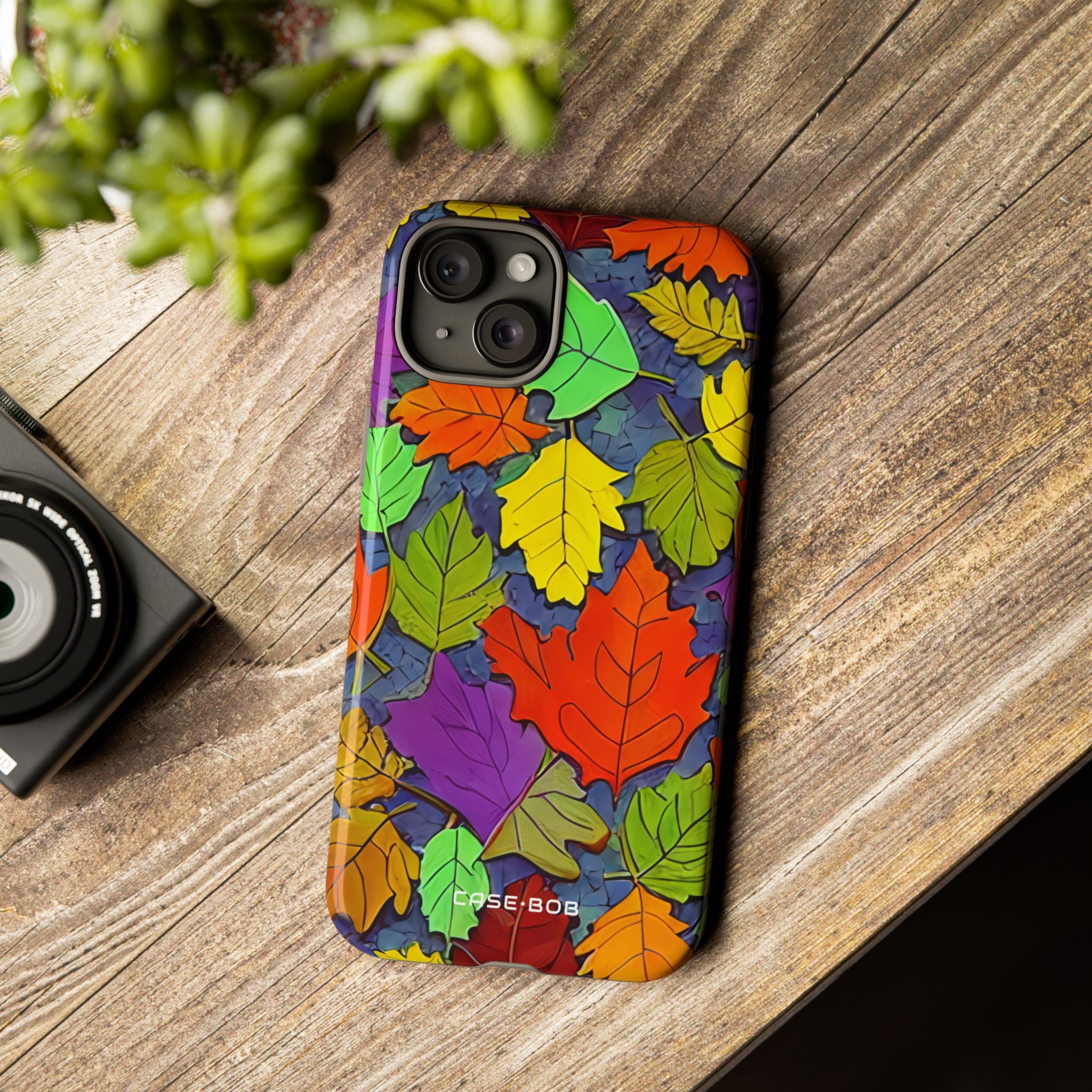 Vivid Leafburst iPhone 15 Plus Case - Tough