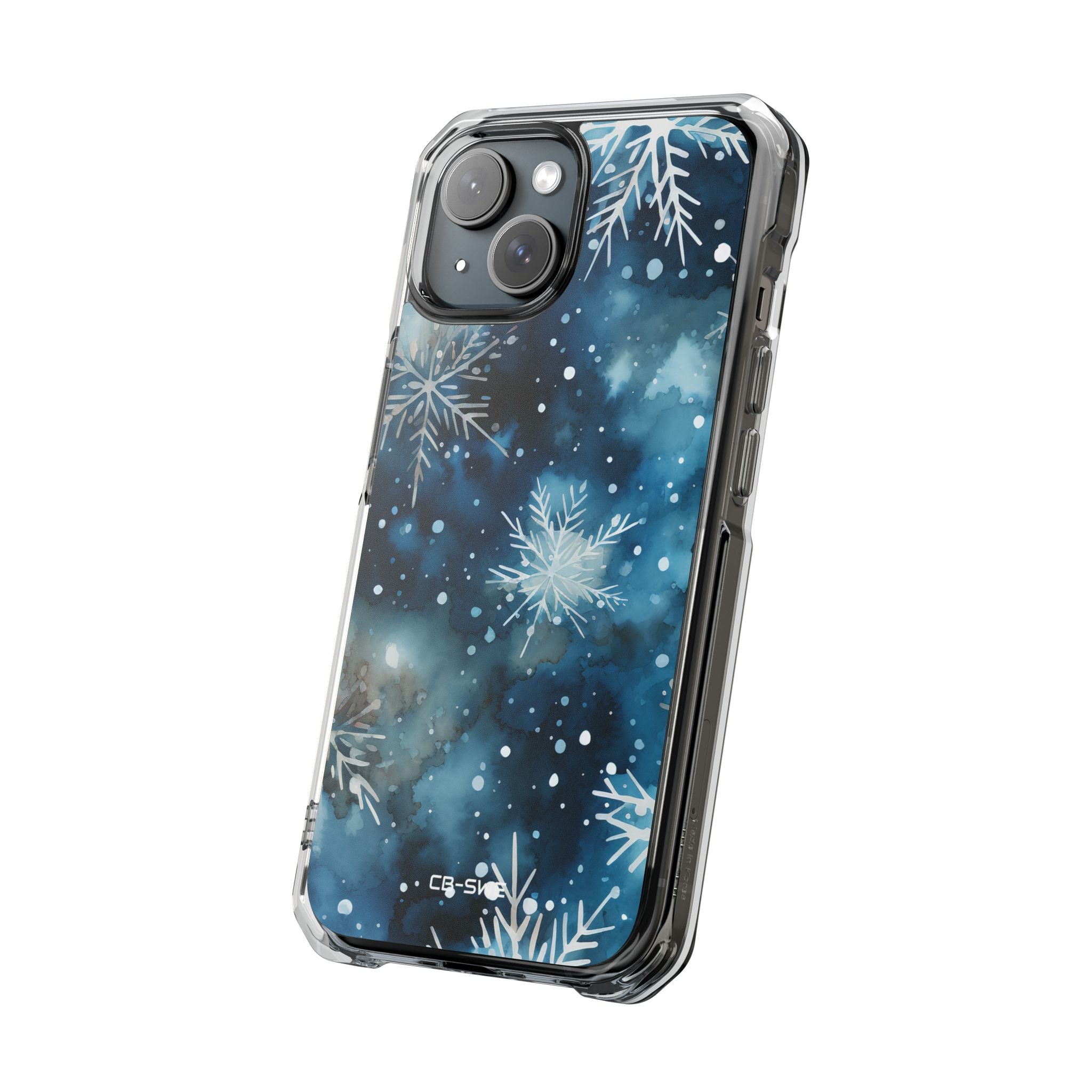 Winter Snowflakes Dance iPhone Case - Impact