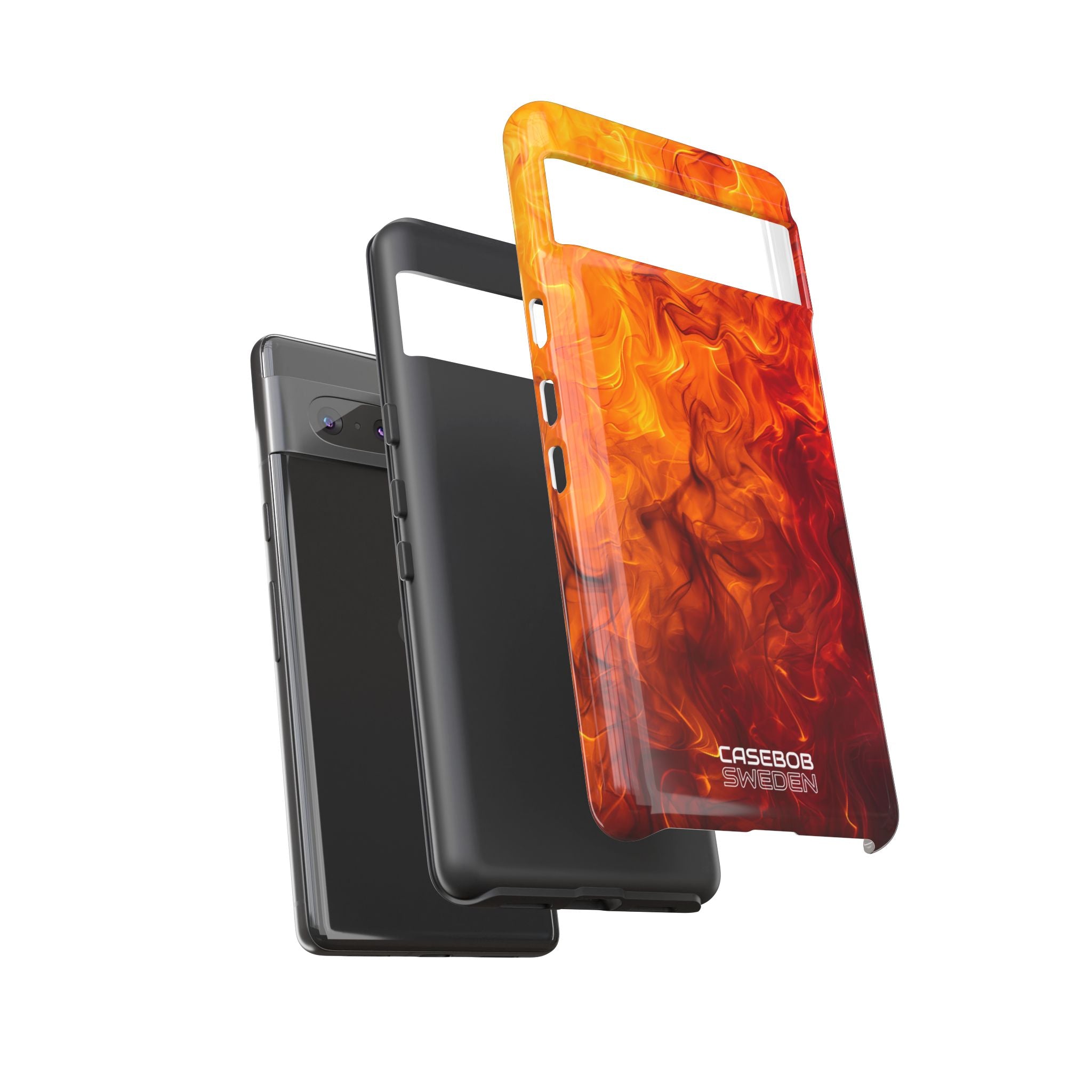 Flaming Energy Swirl Google Pixel 7 - Tough
