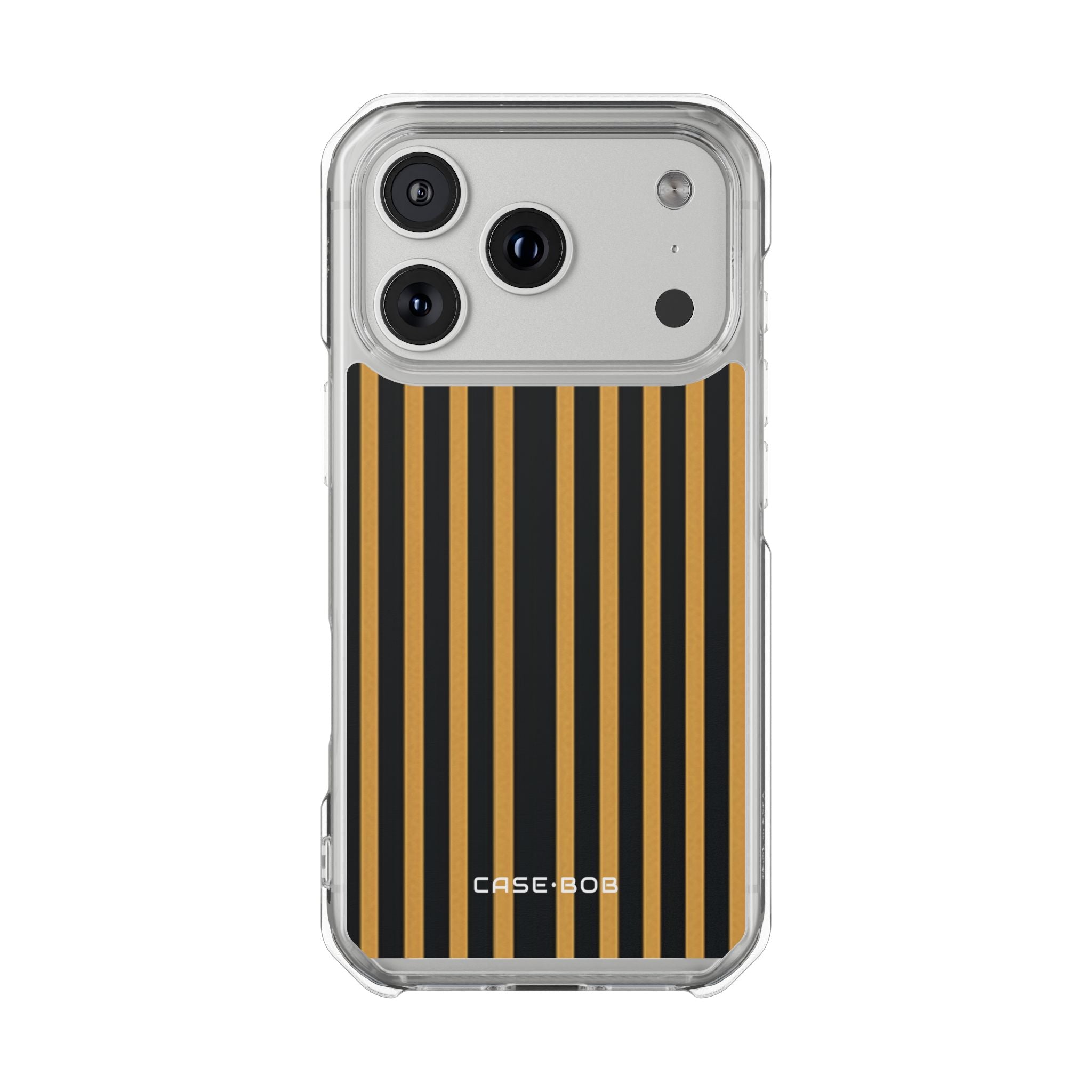 Gold Stripe Rhythm iPhone 17 Pro Case - Impact