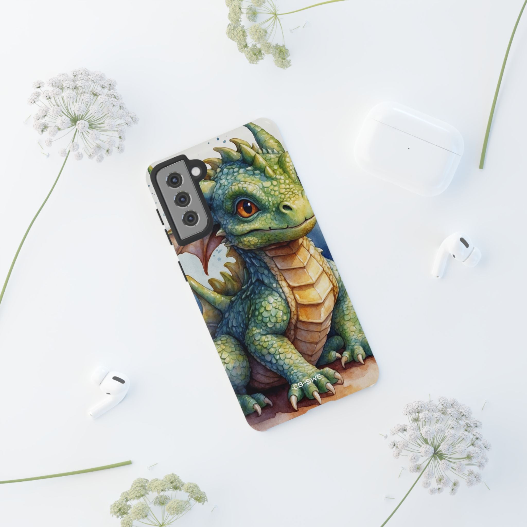 Green Dragon Smiles - Samsung Case