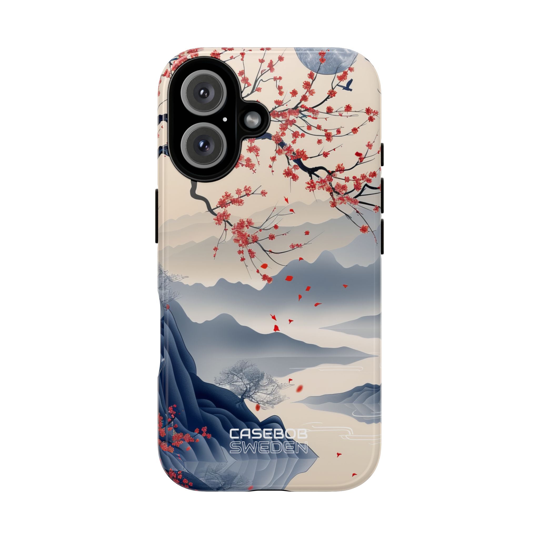 Moonlit Blossom Flight iPhone 16 – Tough