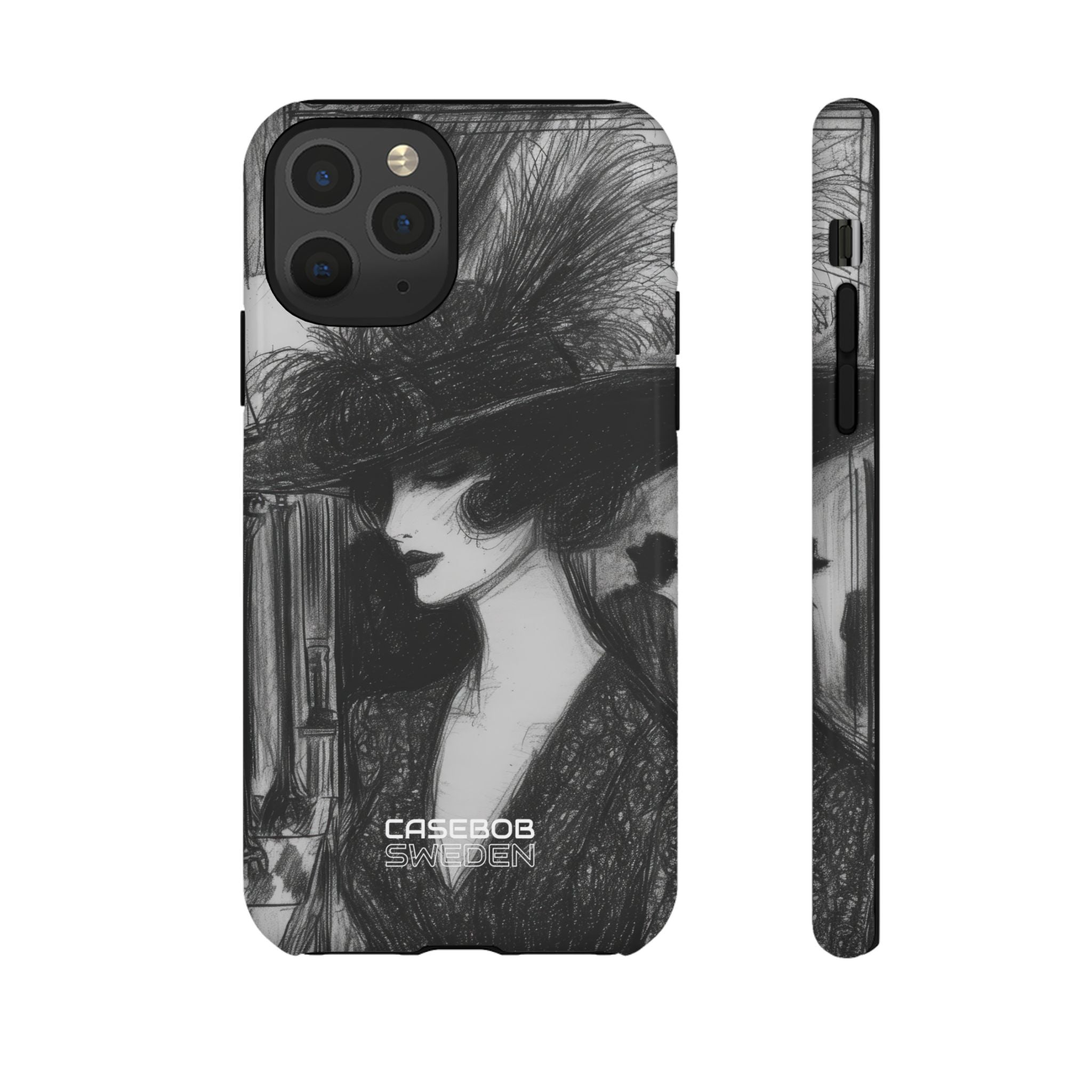 Vintage Feather Elegance iPhone 11 - Tough