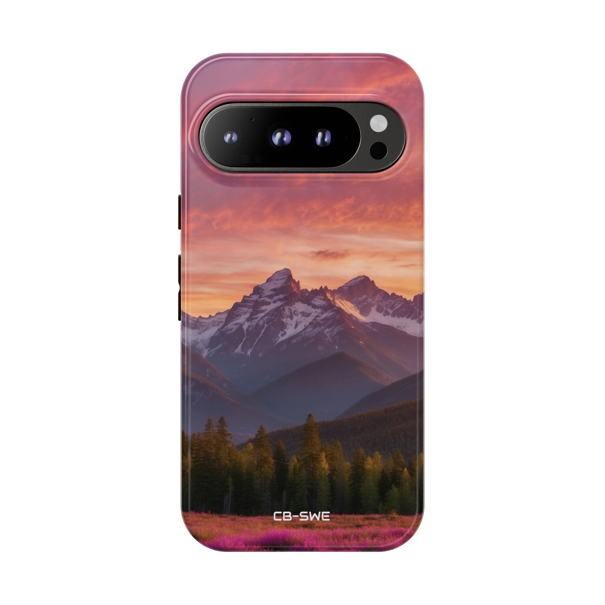 Mountain Peaks Glow - Google Pixel Case