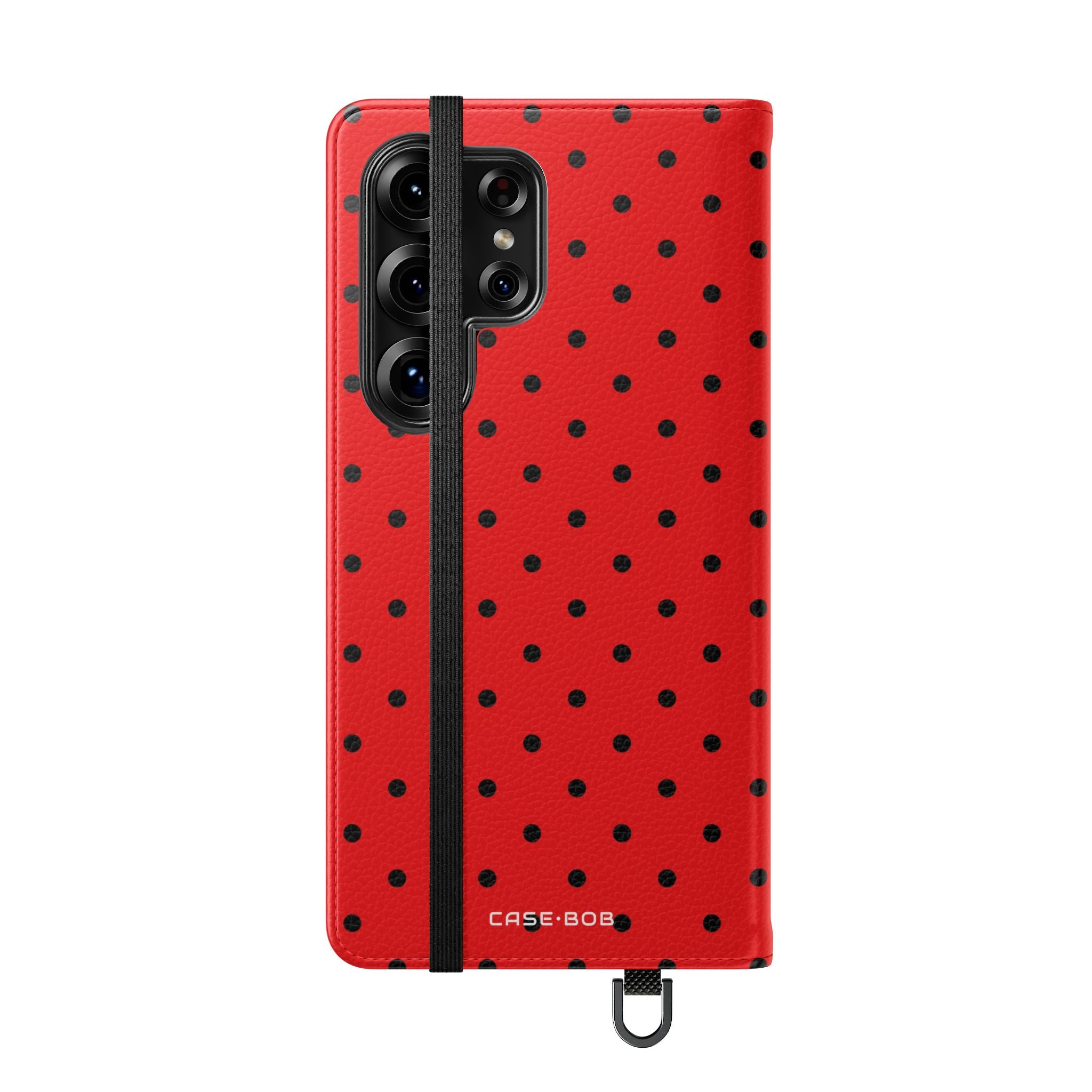 Black Dot Grid - Samsung S25 Ultra Case - Wallet