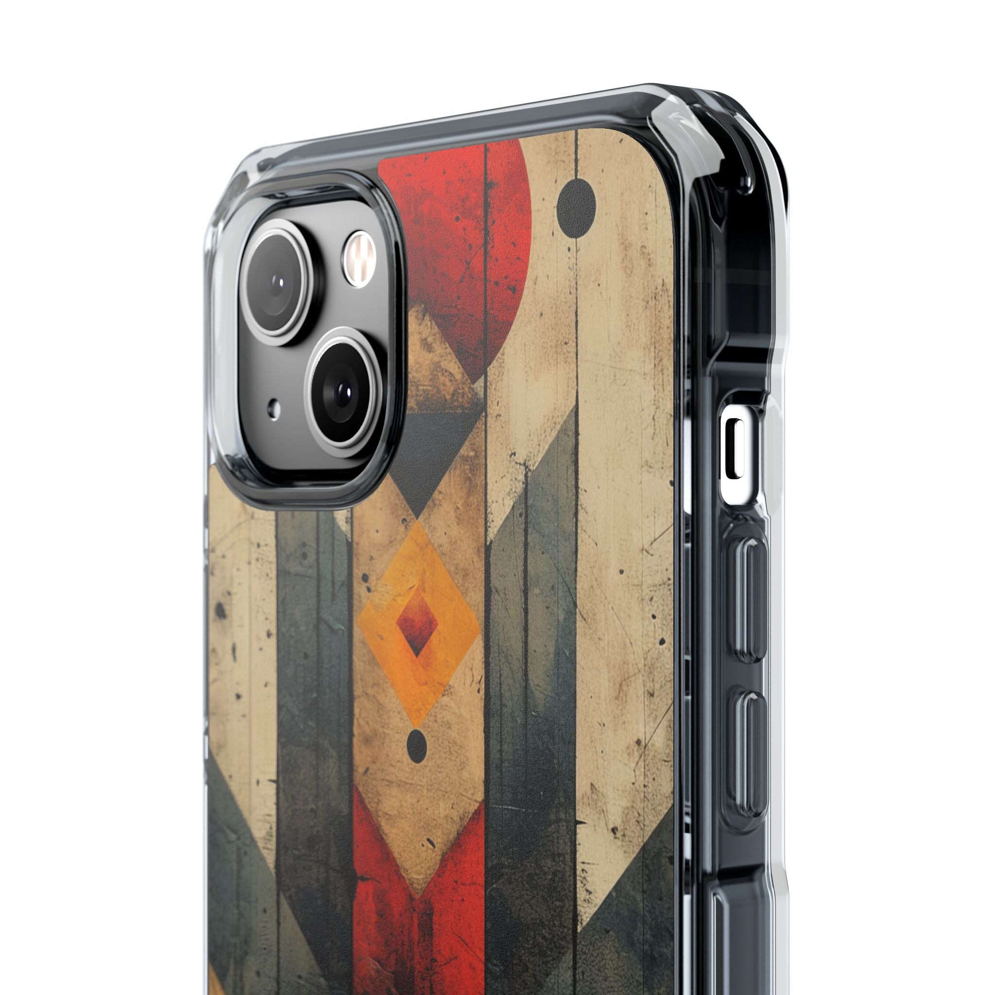 Geometric Fire Rise iPhone 14 - Impact Clear+
