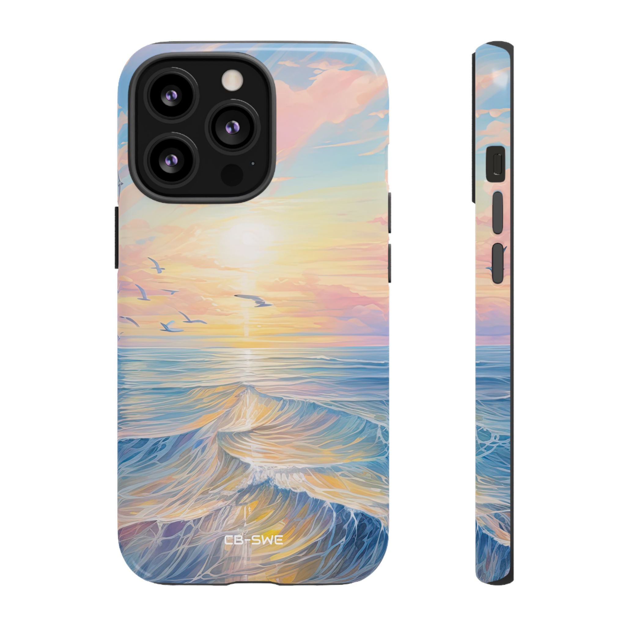 Gentle Waves Embrace - iPhone Case