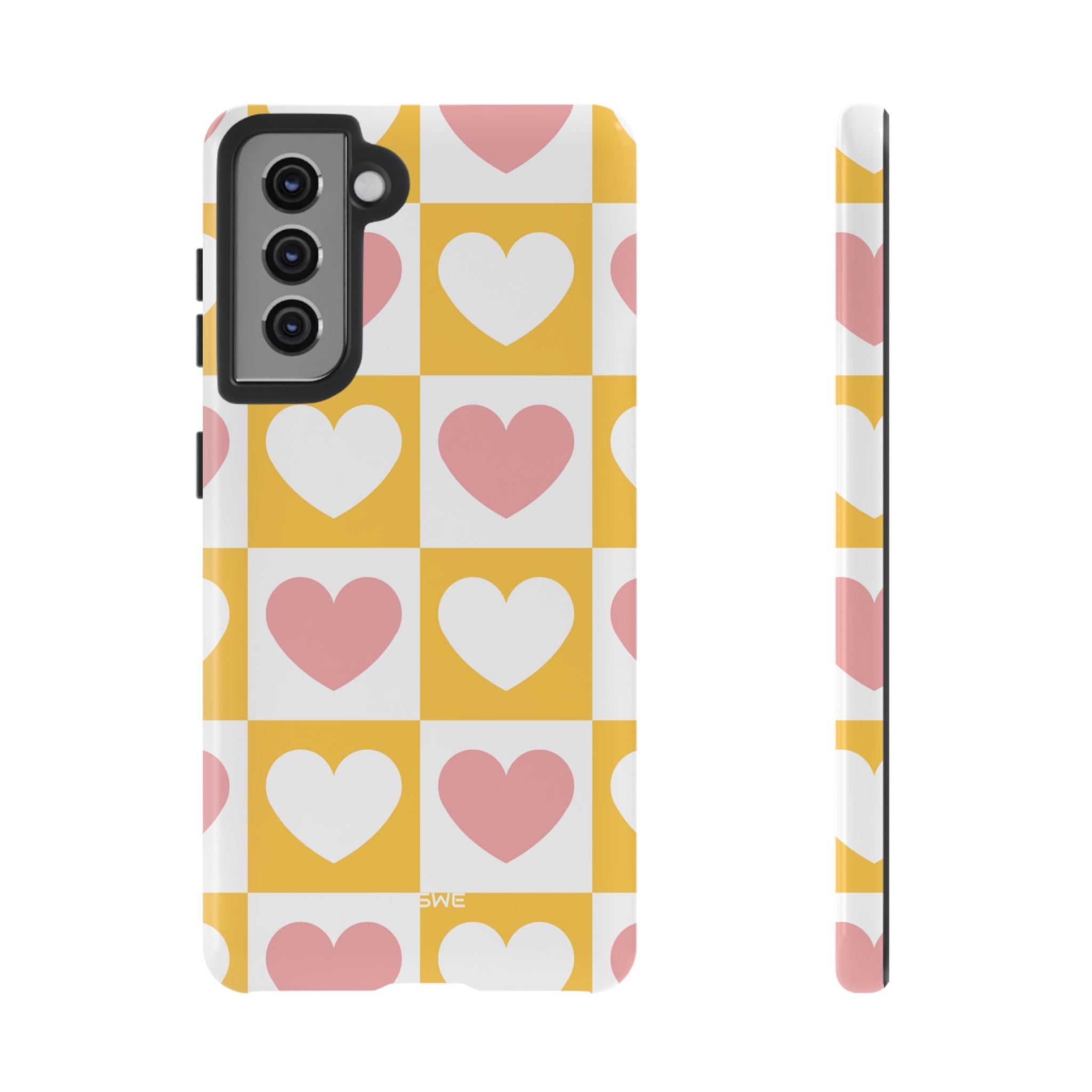 Heart Grid Harmony - Samsung Case