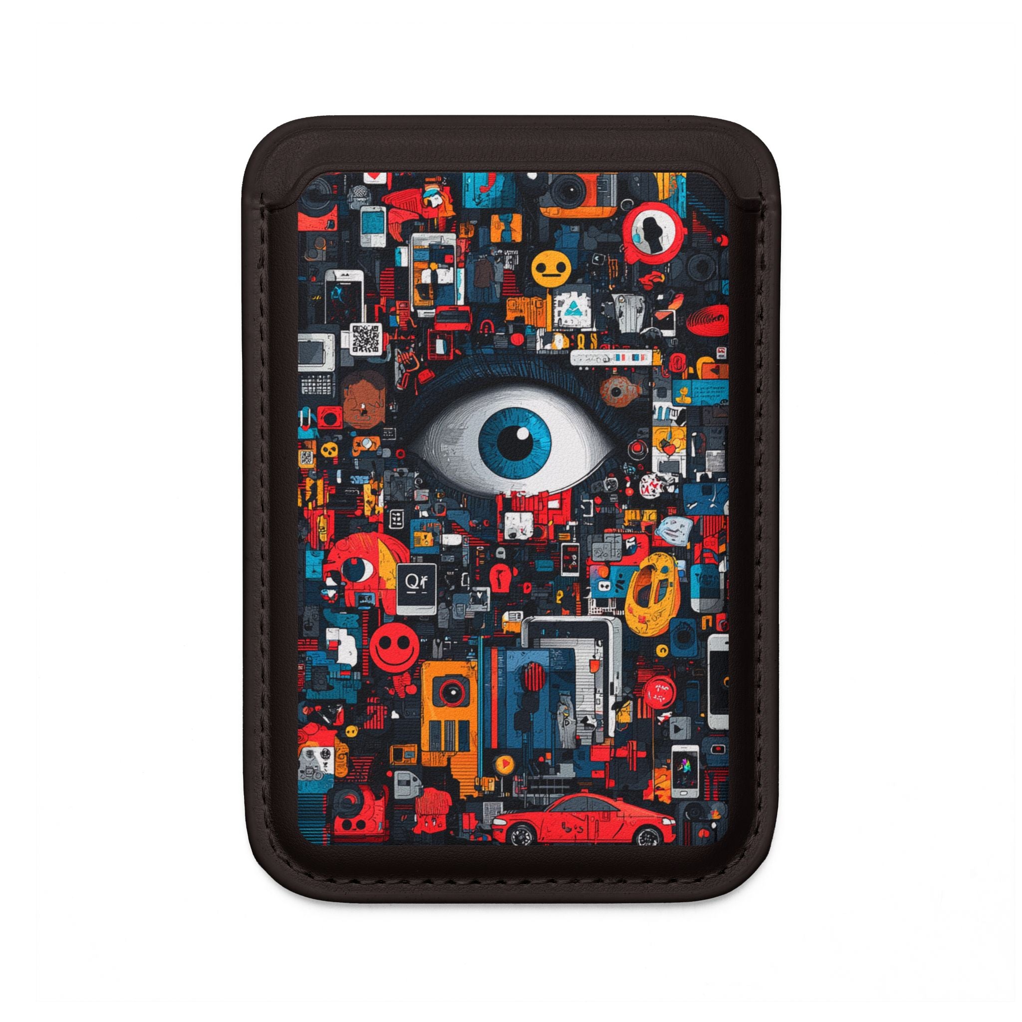 Blue Gaze Mosaic Wallet – MagSafe Ready