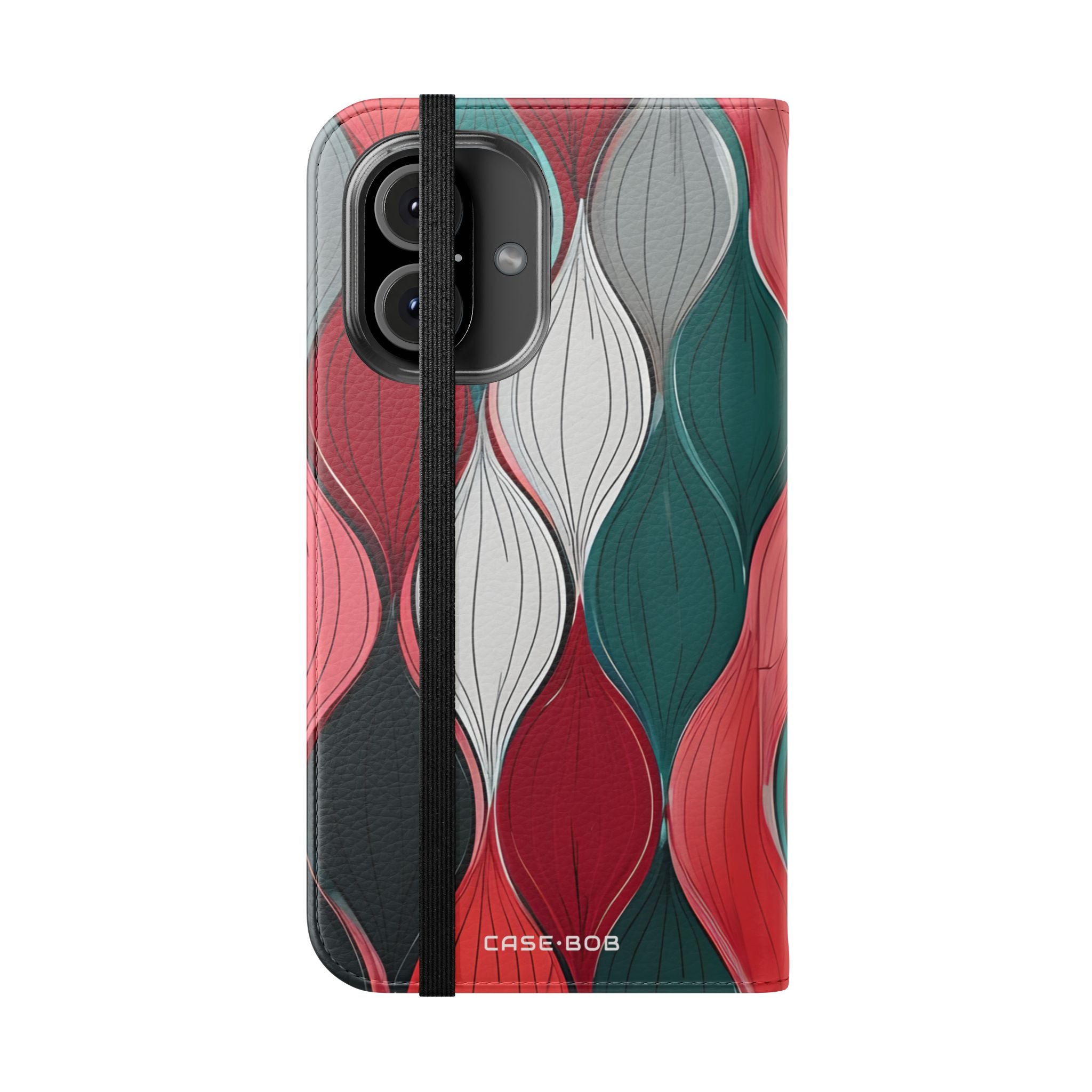 Leaf Spiral Pink - iPhone 16 Case - Wallet