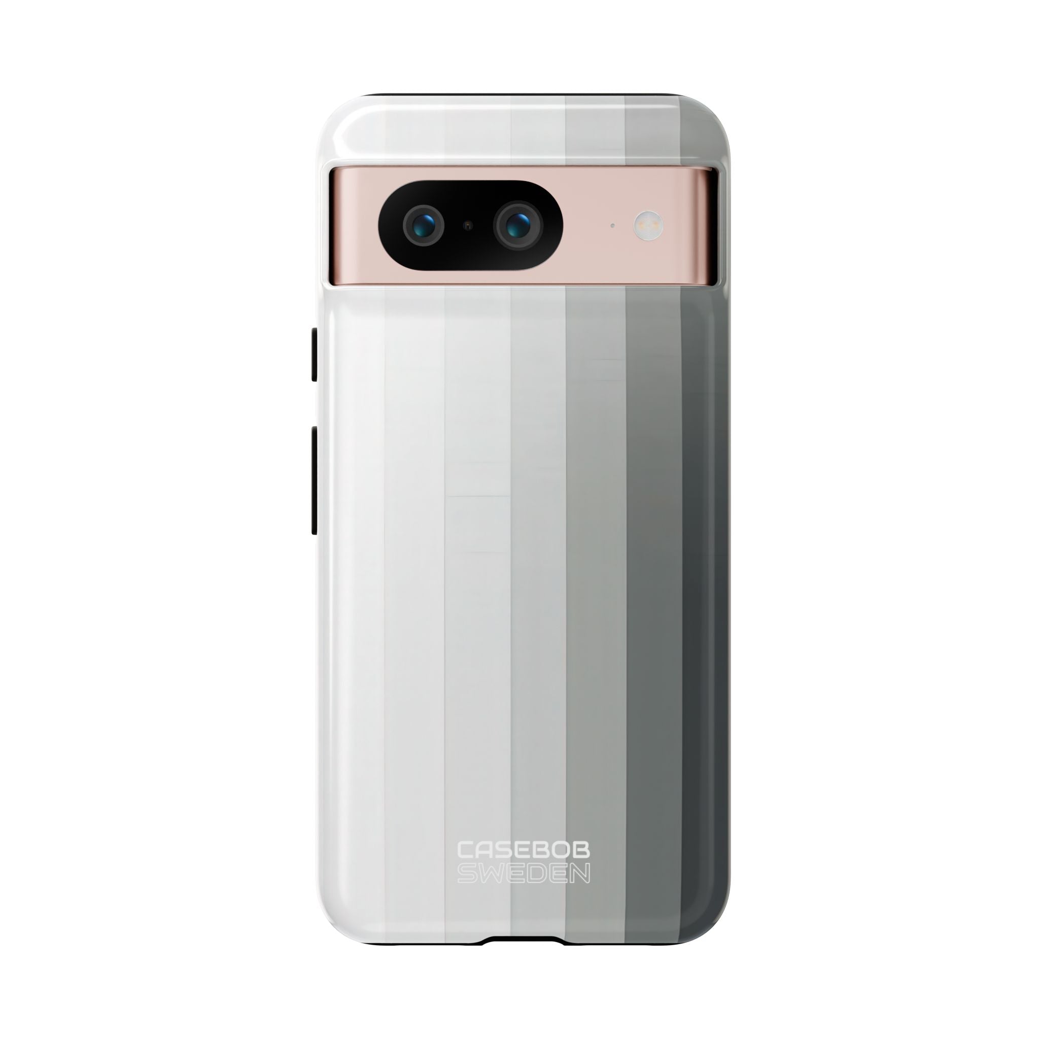 Silver Gradient Stripes Google Pixel 8 - Tough