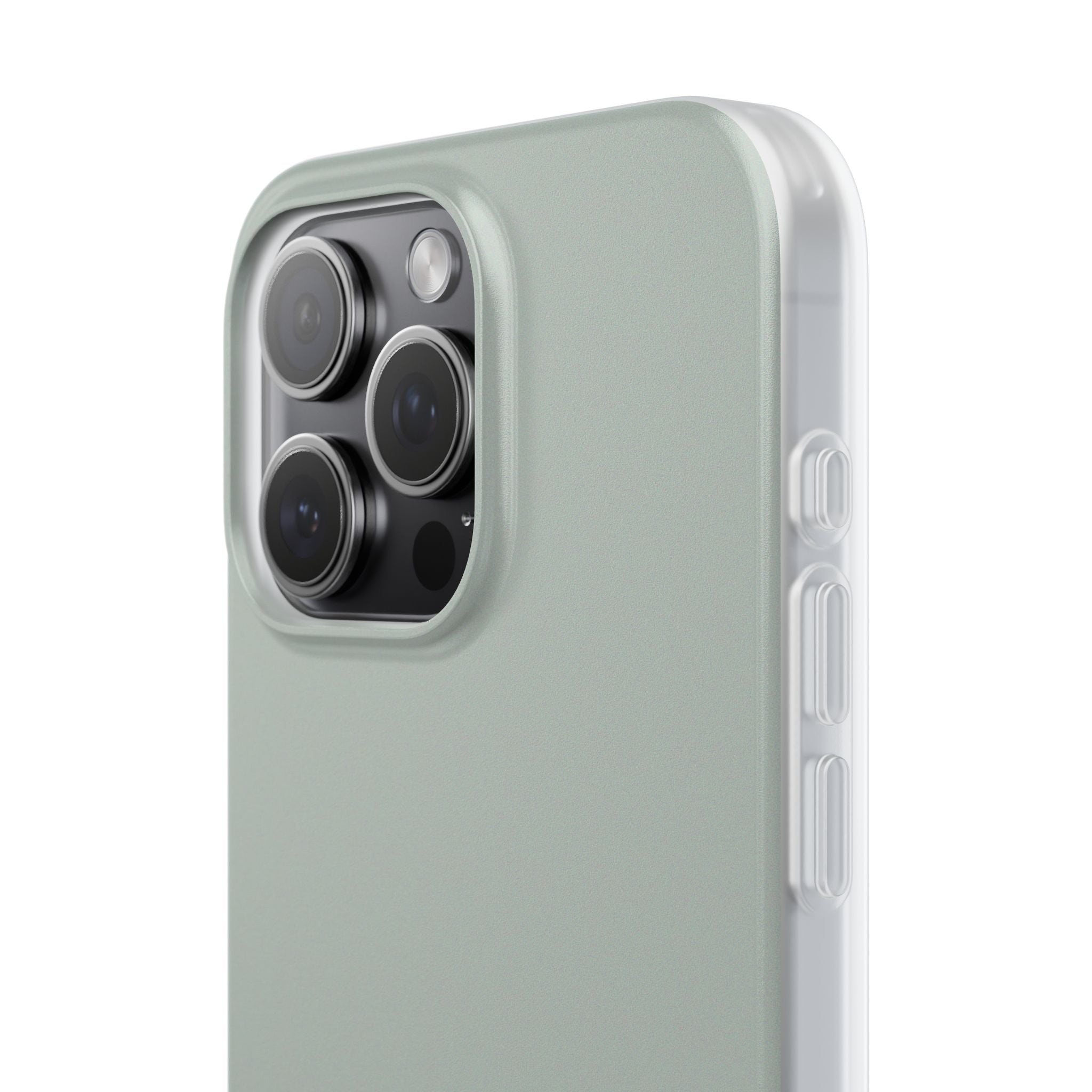 Aschgraue iPhone-Hülle – Flexi