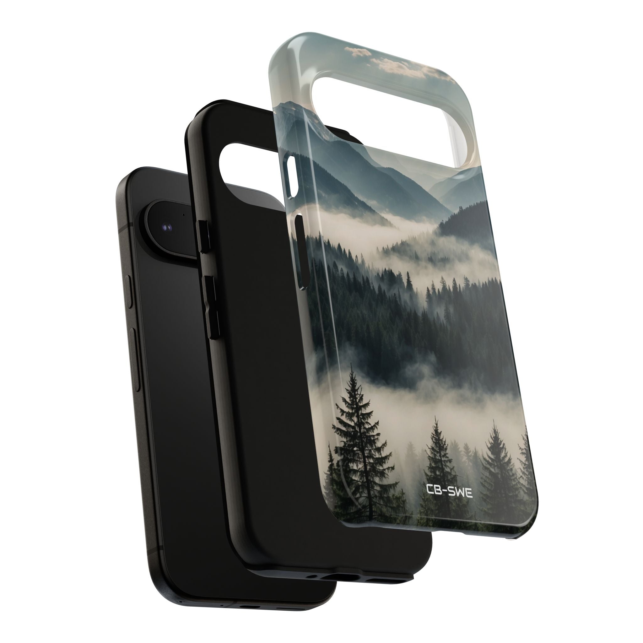 Misty Forest Embrace - Google Pixel Case
