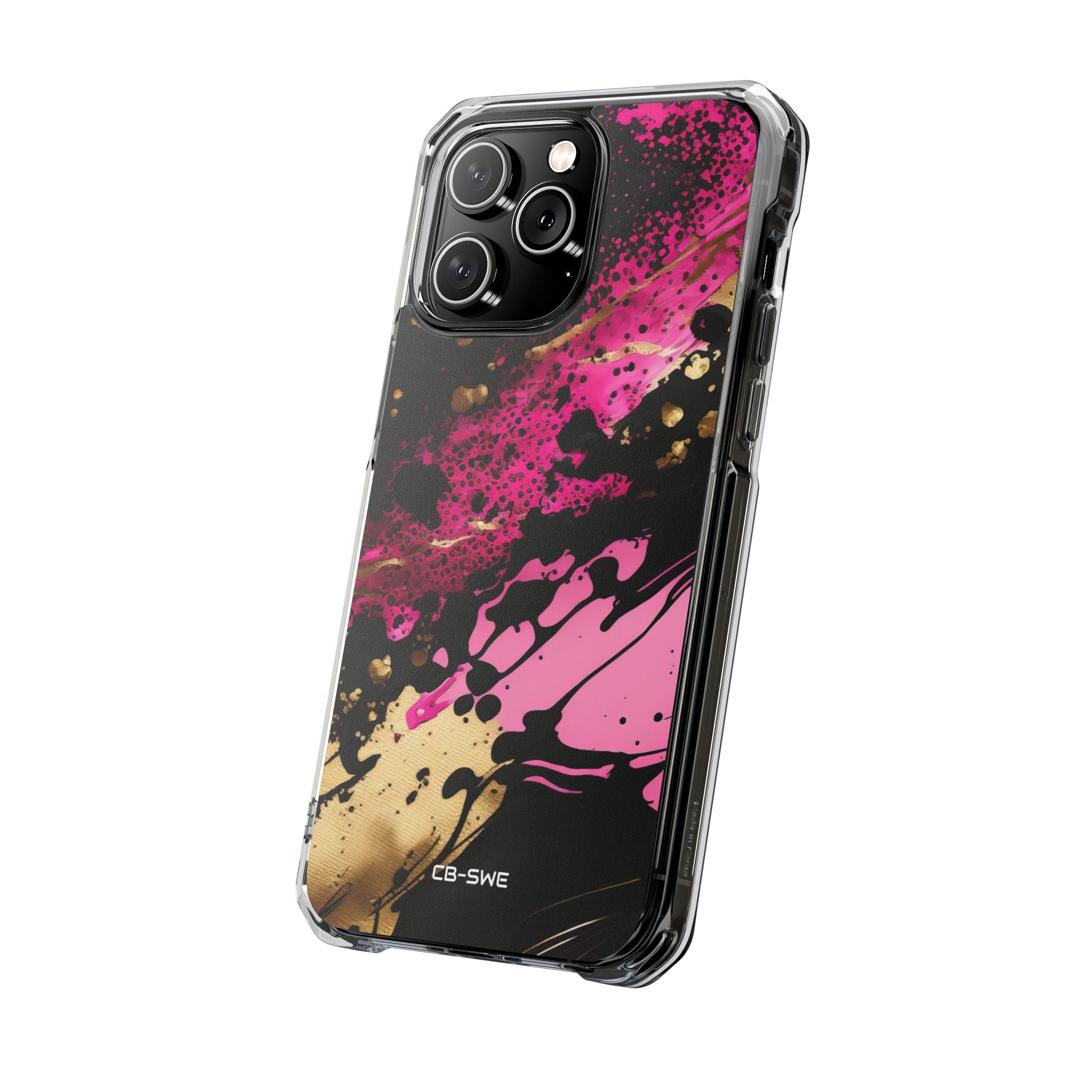 Dynamic Splatter Elegance iPhone Case - Impact