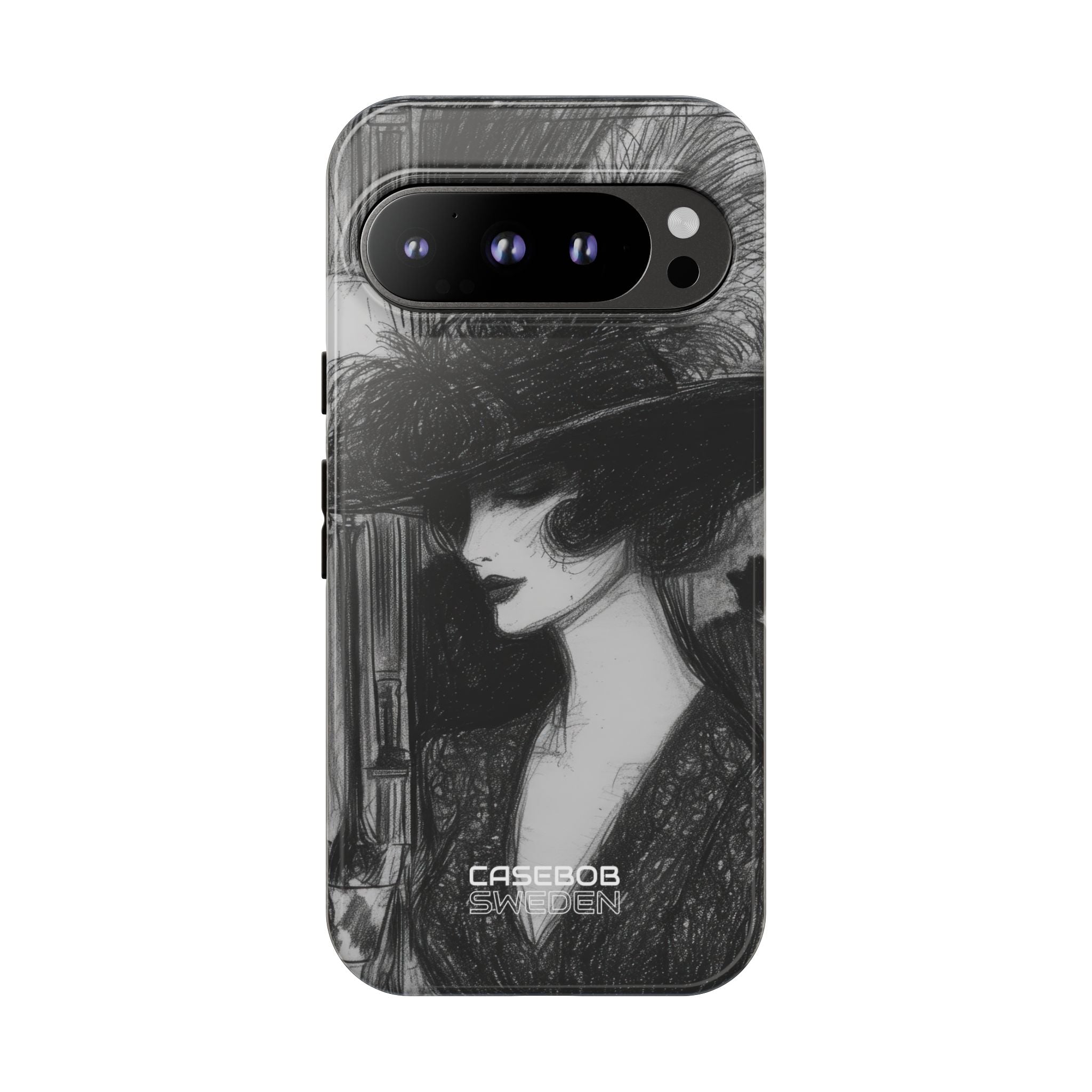 Vintage Feather Elegance Google Pixel 9 - Tough